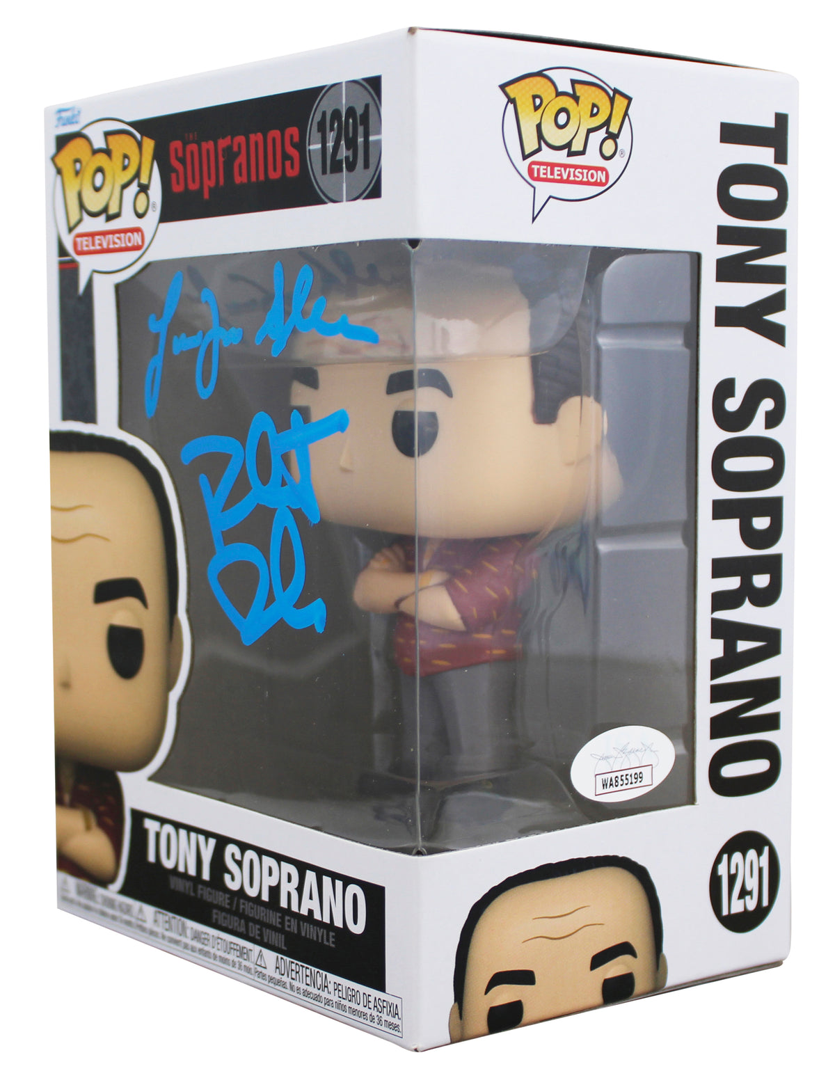 Robert Iler & Jamie-Lynn Sigler The Sopranos Signed #1291 Funko Pop Figure JSA 2