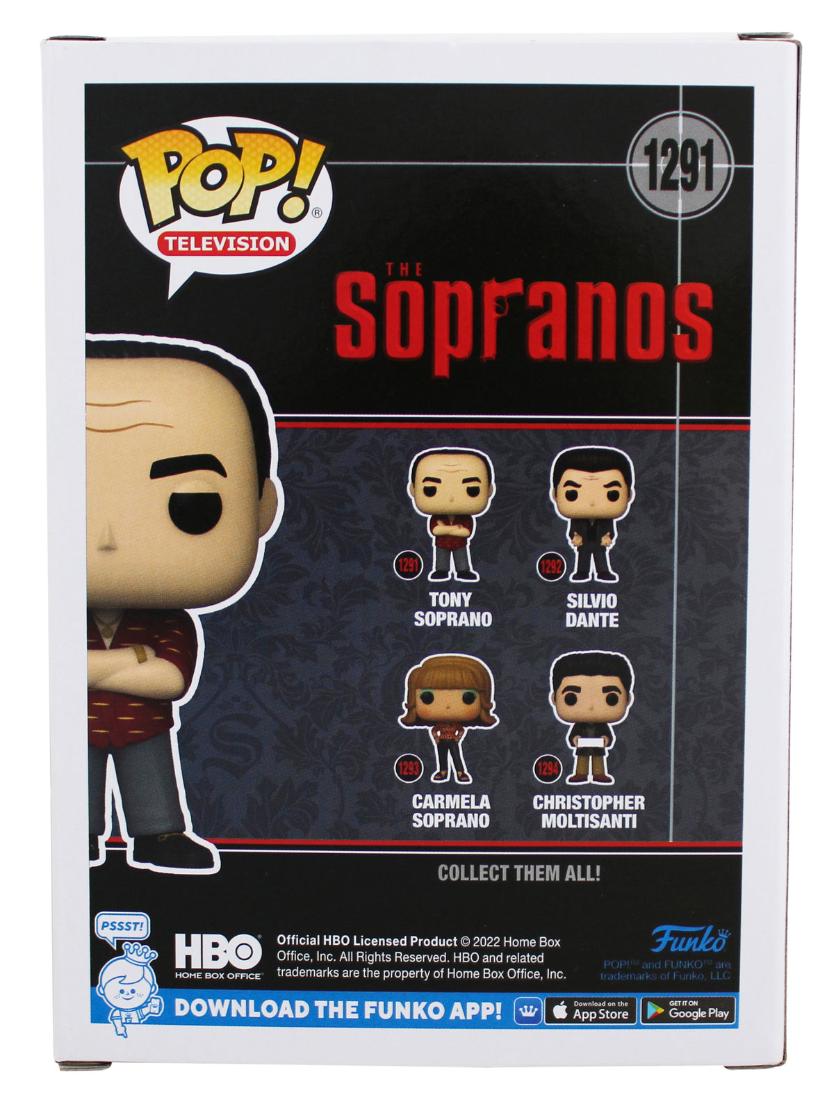 Robert Iler & Jamie-Lynn Sigler The Sopranos Signed #1291 Funko Pop Figure JSA 2