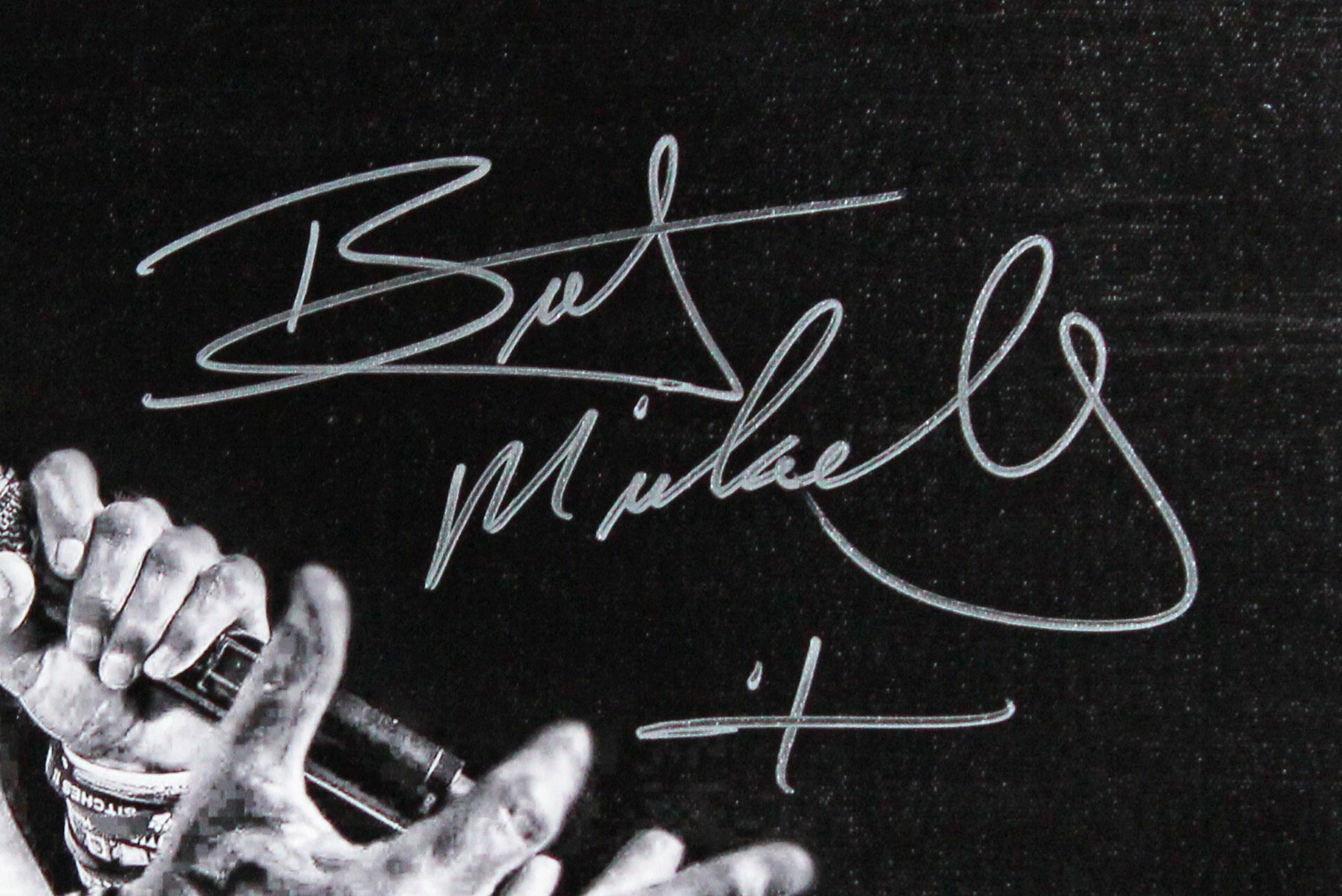 Bret Michaels Poison Authentic Signed & Framed 16x20 Canvas JSA #CL51526
