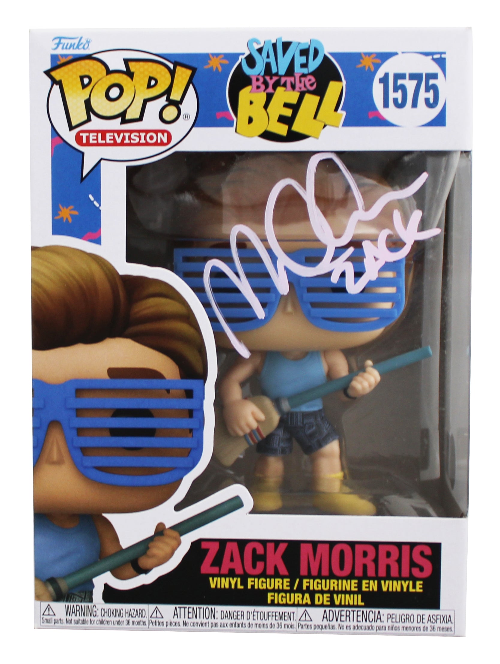 Mark-Paul Gosselaar Saved By The Bell "Zack" Signed #1575 Funko Pop Figure BAS 3