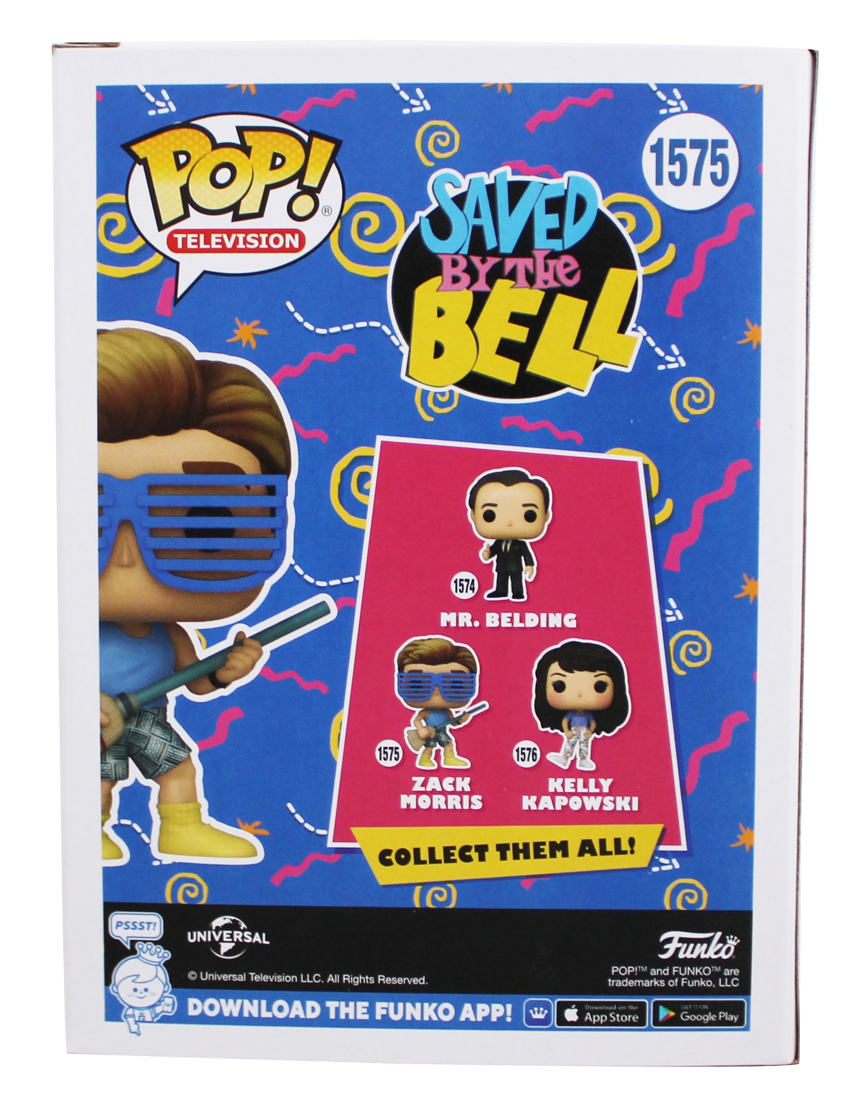 Mark-Paul Gosselaar Saved By The Bell "Zack" Signed #1575 Funko Pop Figure BAS 4