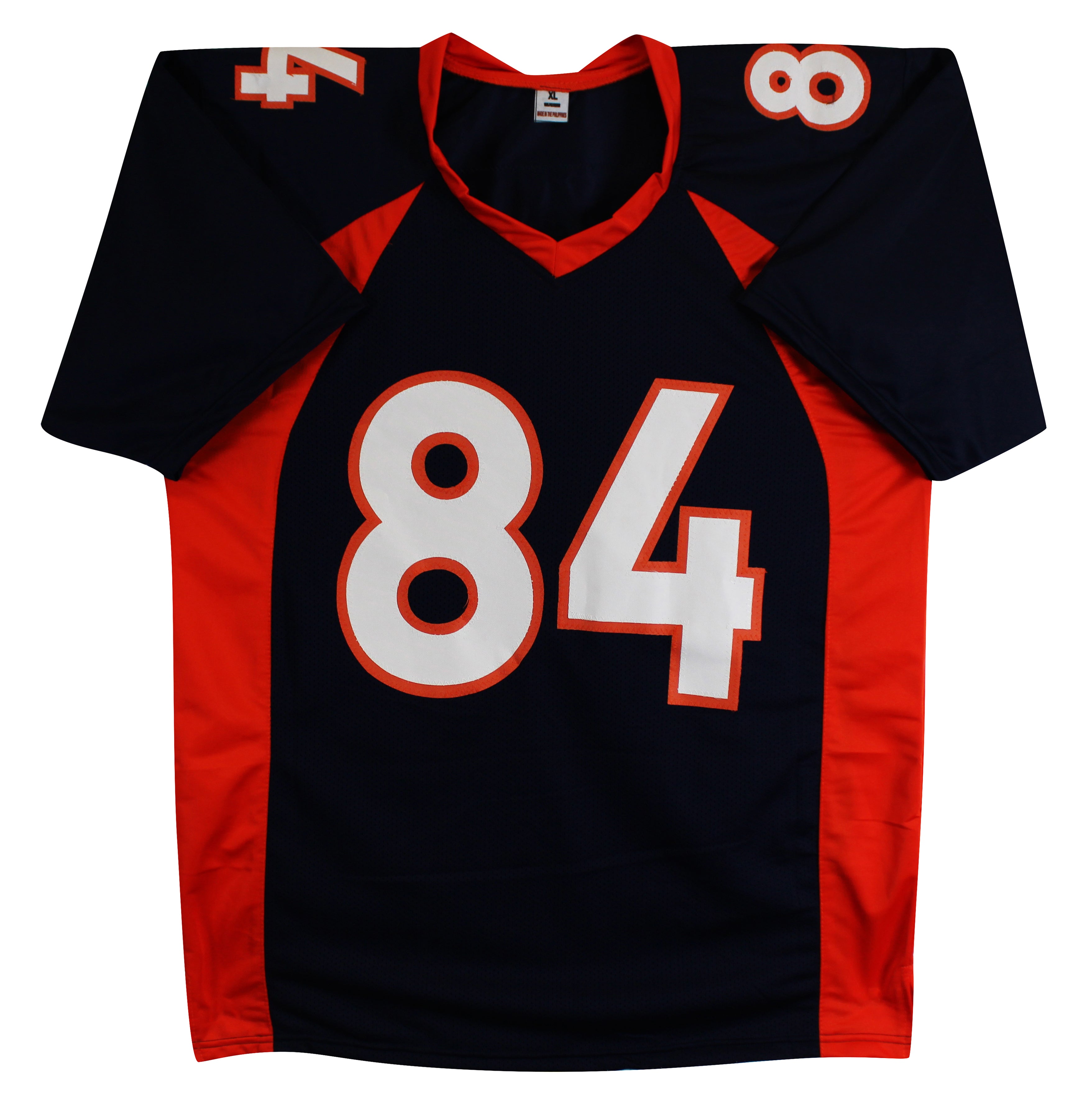 Shannon Sharpe Authentic Signed Navy Blue Pro Style Jersey BAS Witnessed 2