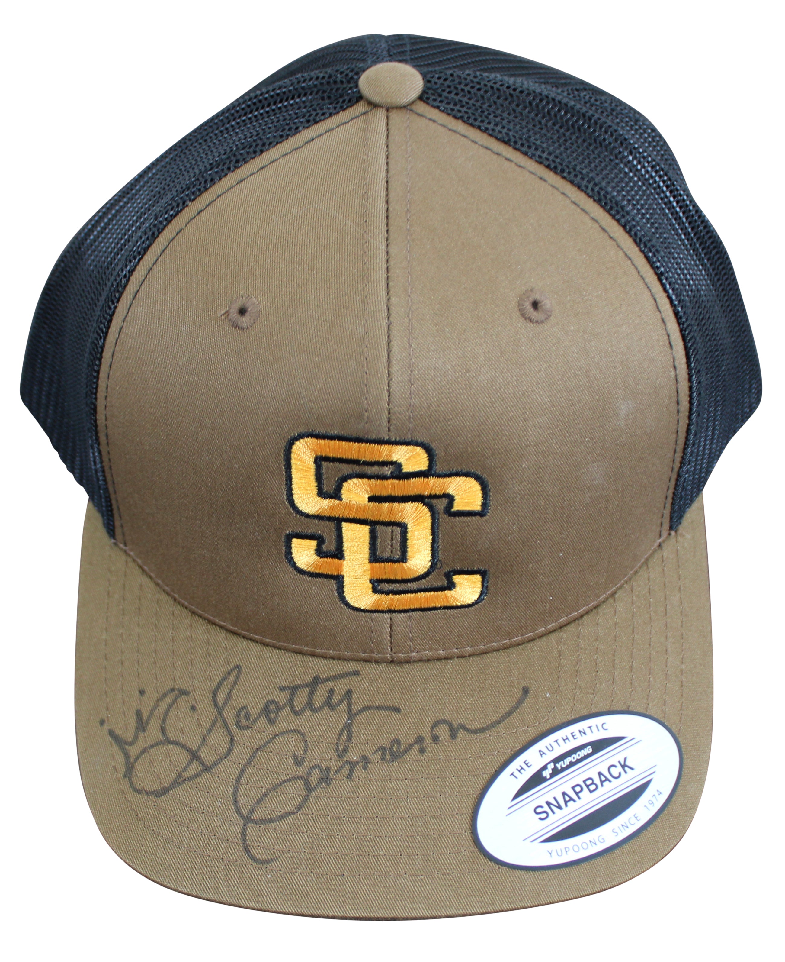 Scotty Cameron Authentic Signed Scotty Cameron Snapback Trucker Hat BAS #BU64170