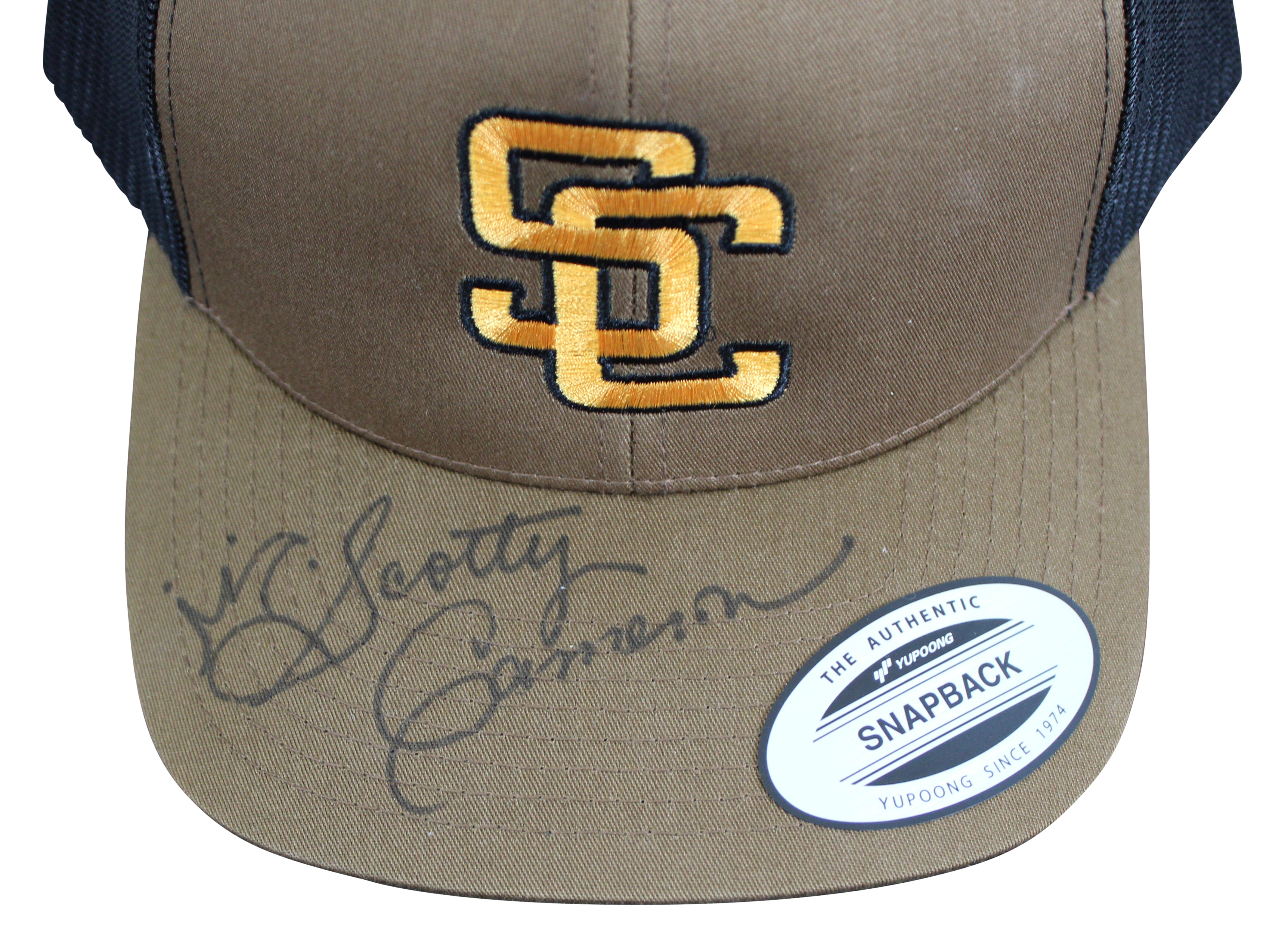 Scotty Cameron Authentic Signed Scotty Cameron Snapback Trucker Hat BAS #BU64170