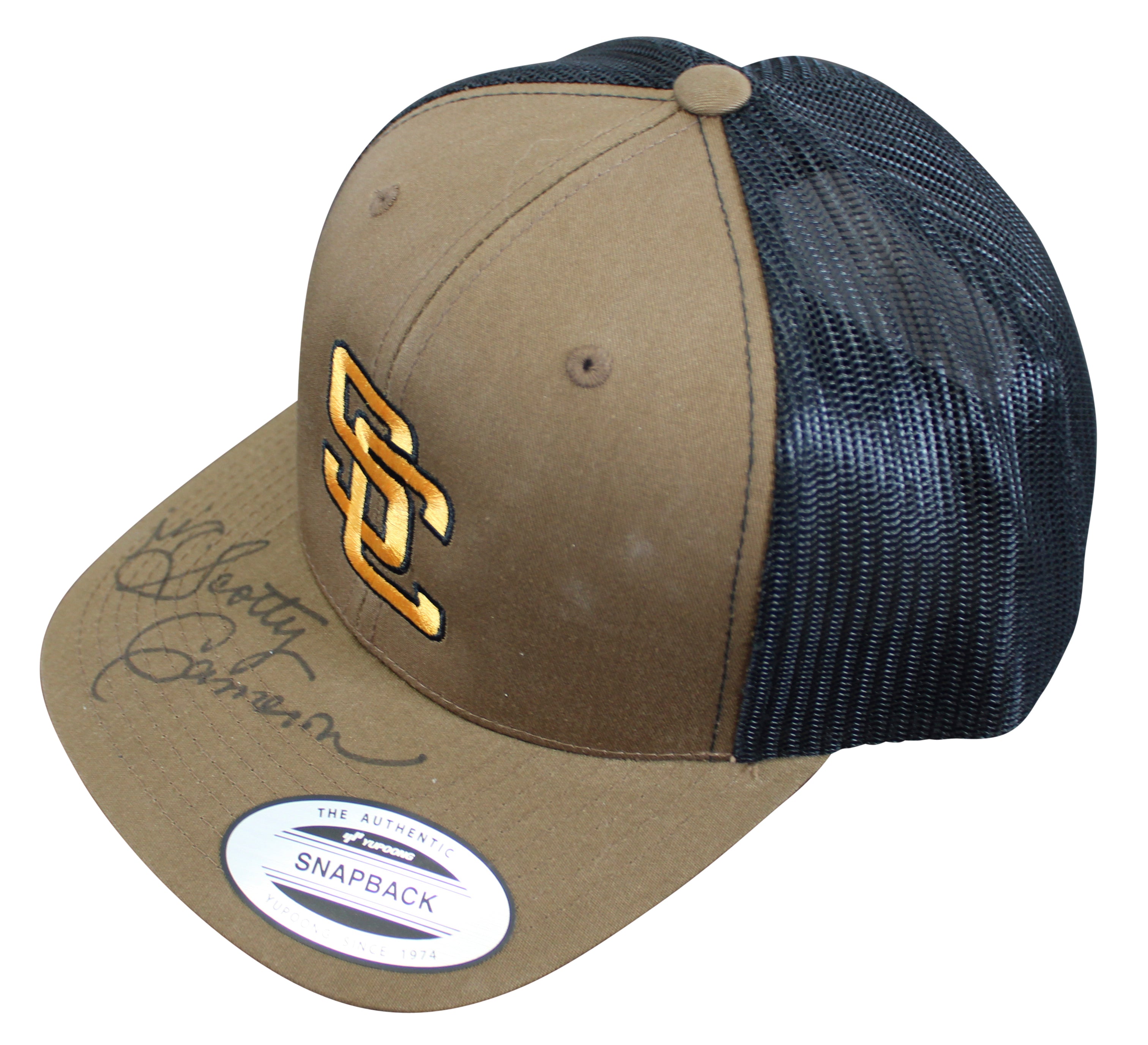 Scotty Cameron Authentic Signed Scotty Cameron Snapback Trucker Hat BAS #BU64170