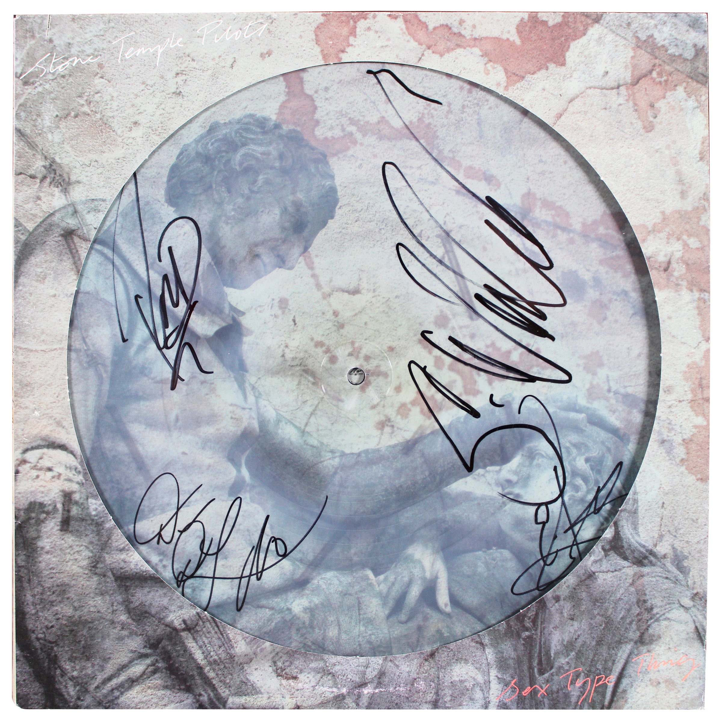 STP (4) Weiland, DeLeo, DeLeo, and Kretz Signed Sex Type Thing Vinyl Album JSA