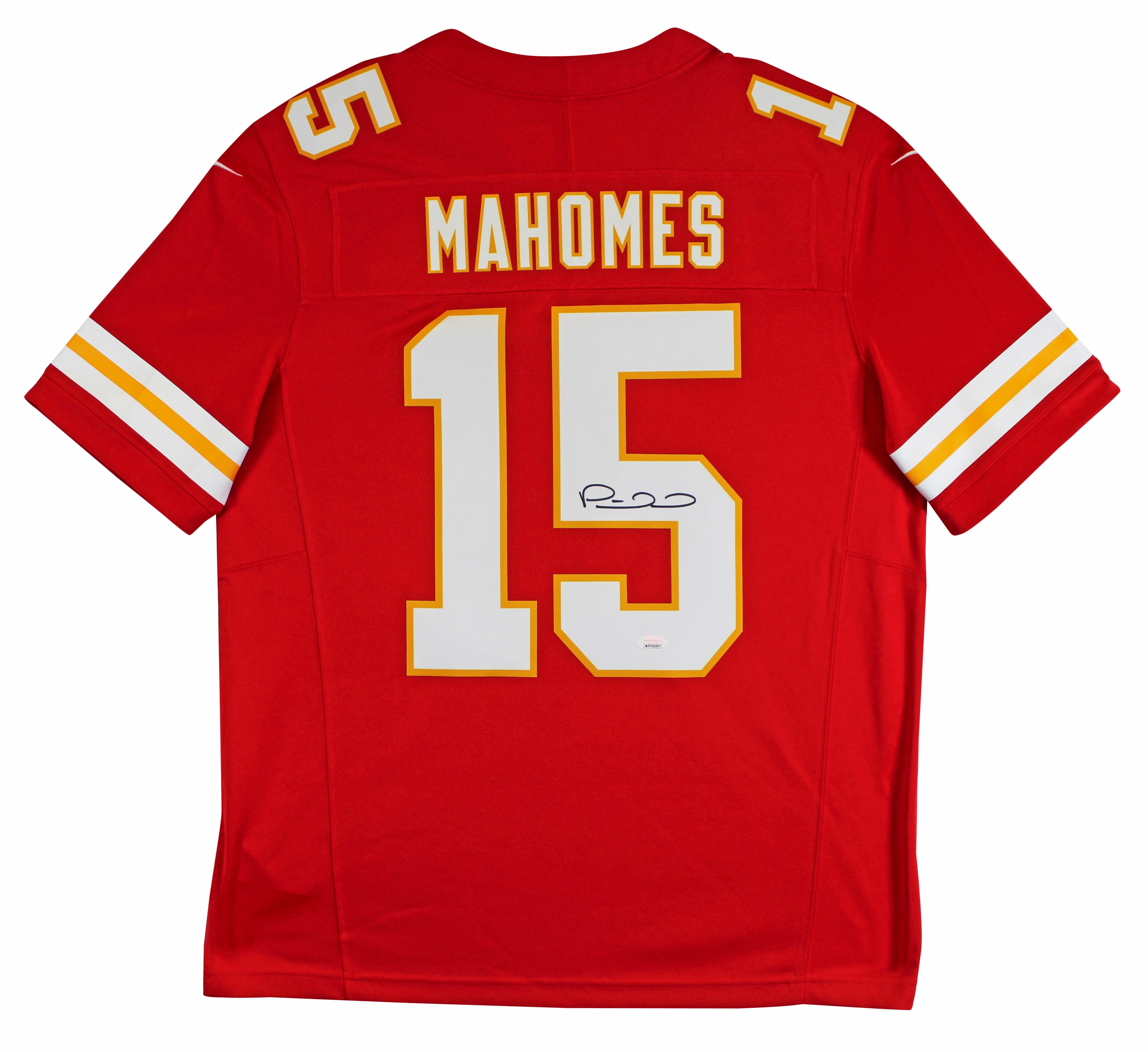 Chiefs Patrick Mahomes Authentic Signed Red Nike Limited Jersey JSA Witness