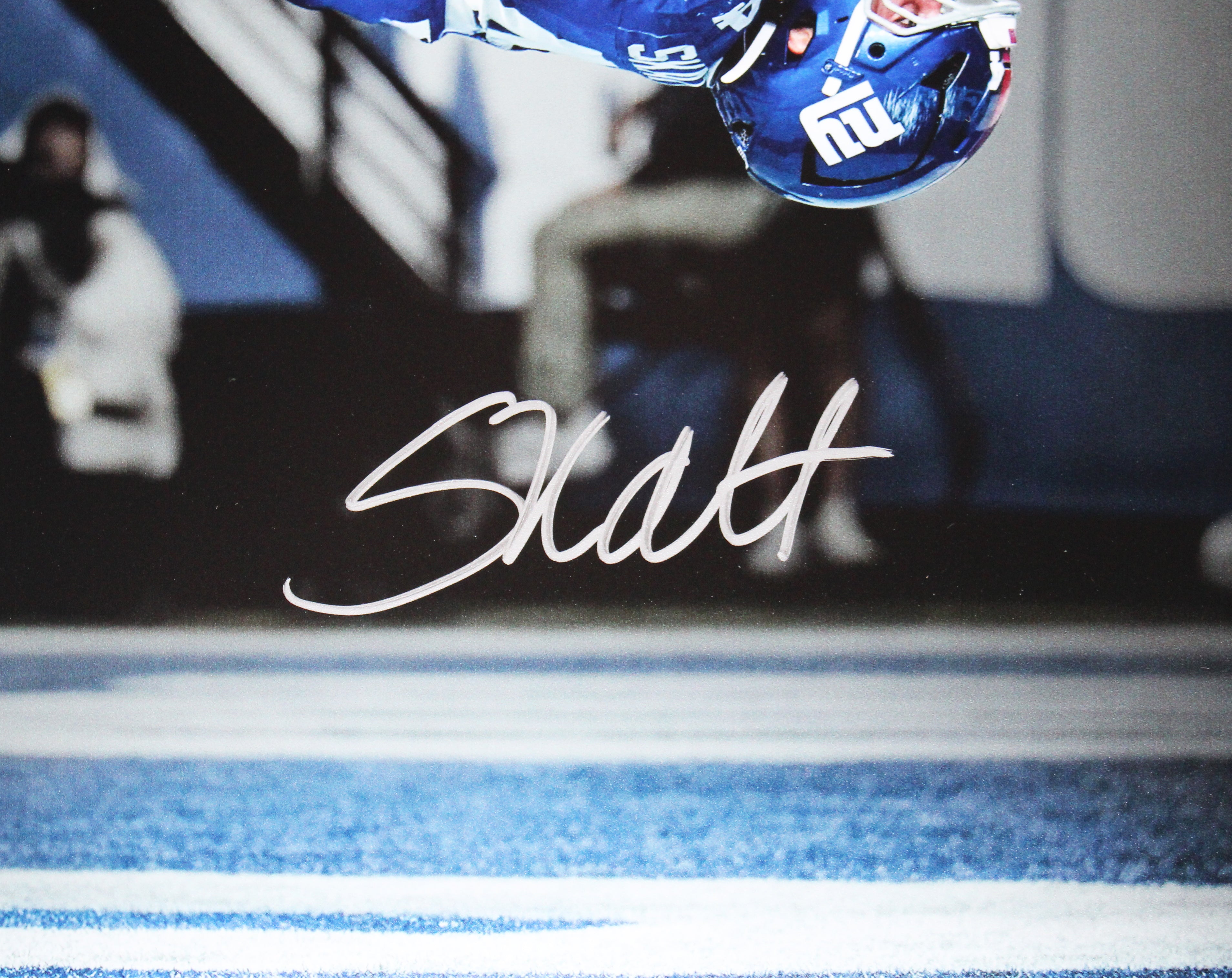 Giants Cam Skattebo Authentic Signed 16x20 Horizontal Spotlight Photo Fanatics