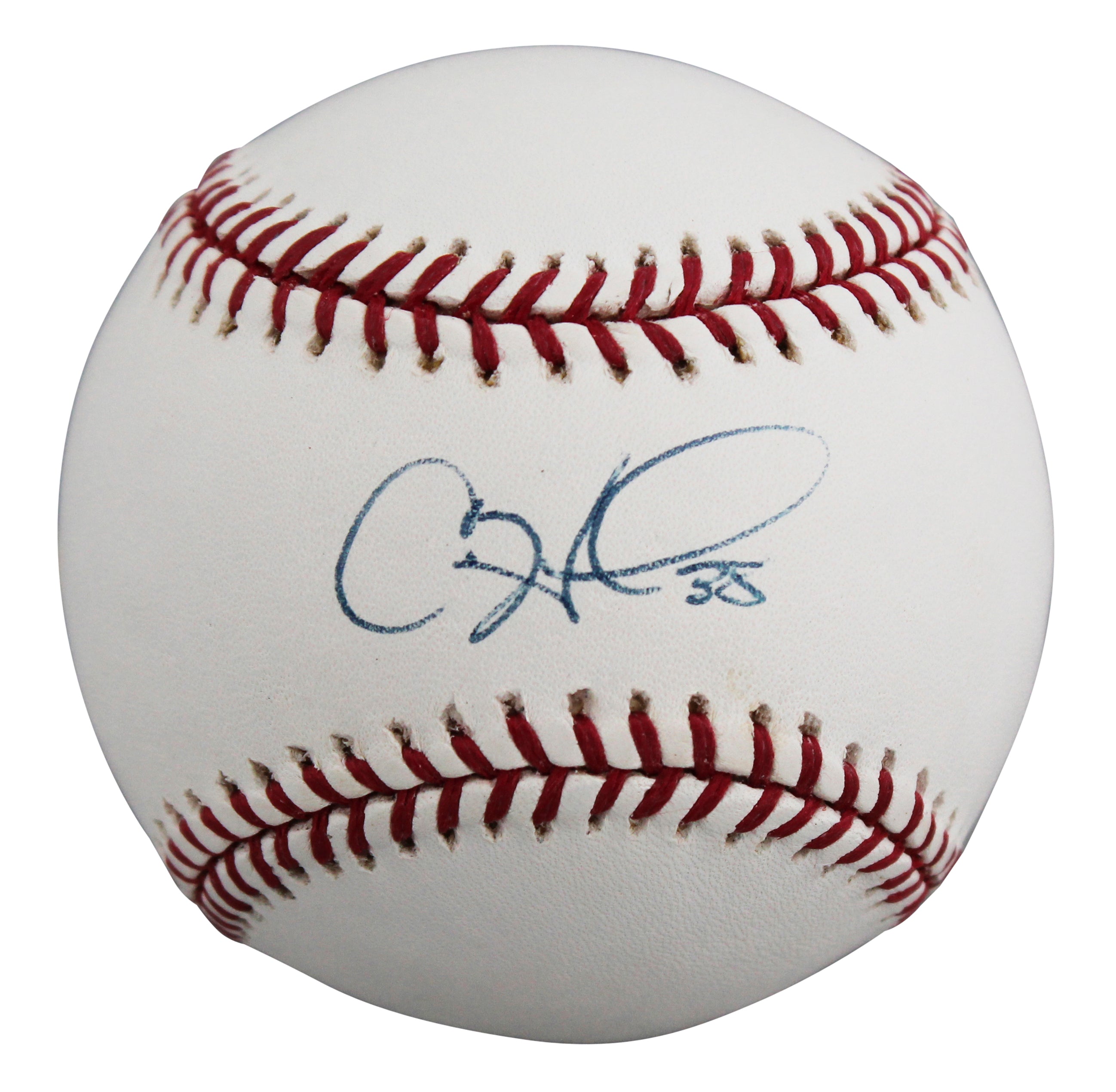 Phillies Cole Hamels Authentic Signed Allen Selig OML Baseball BAS #H27944