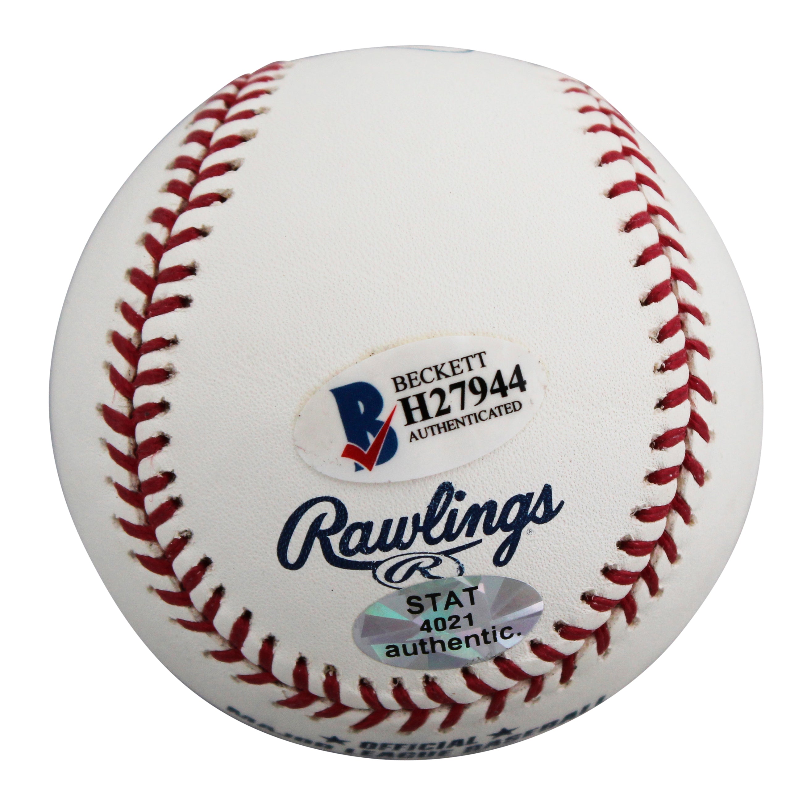 Phillies Cole Hamels Authentic Signed Allen Selig OML Baseball BAS #H27944