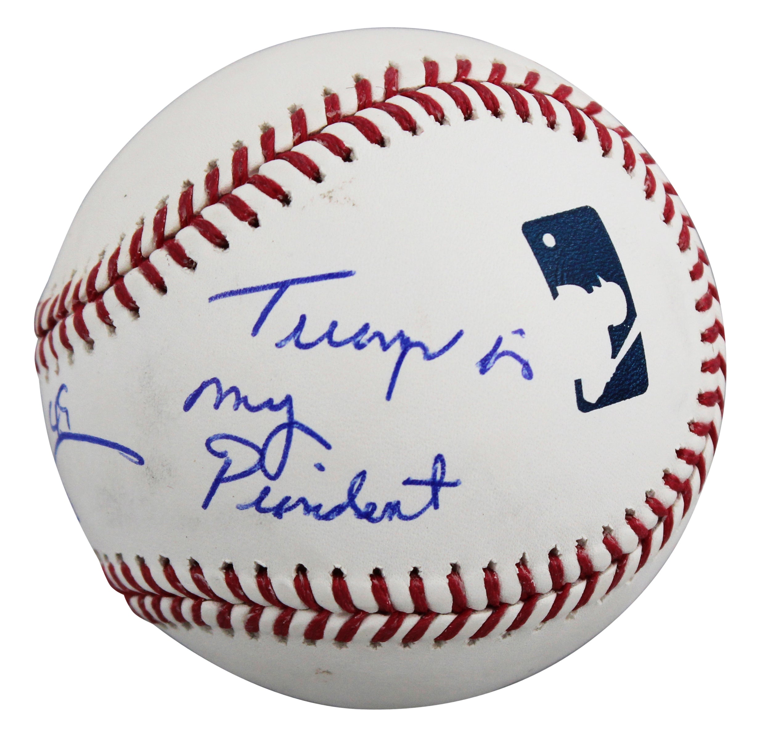 Braves John Rocker "w/ Insc" Signed Robert Manfred OML Baseball JSA #CE86204