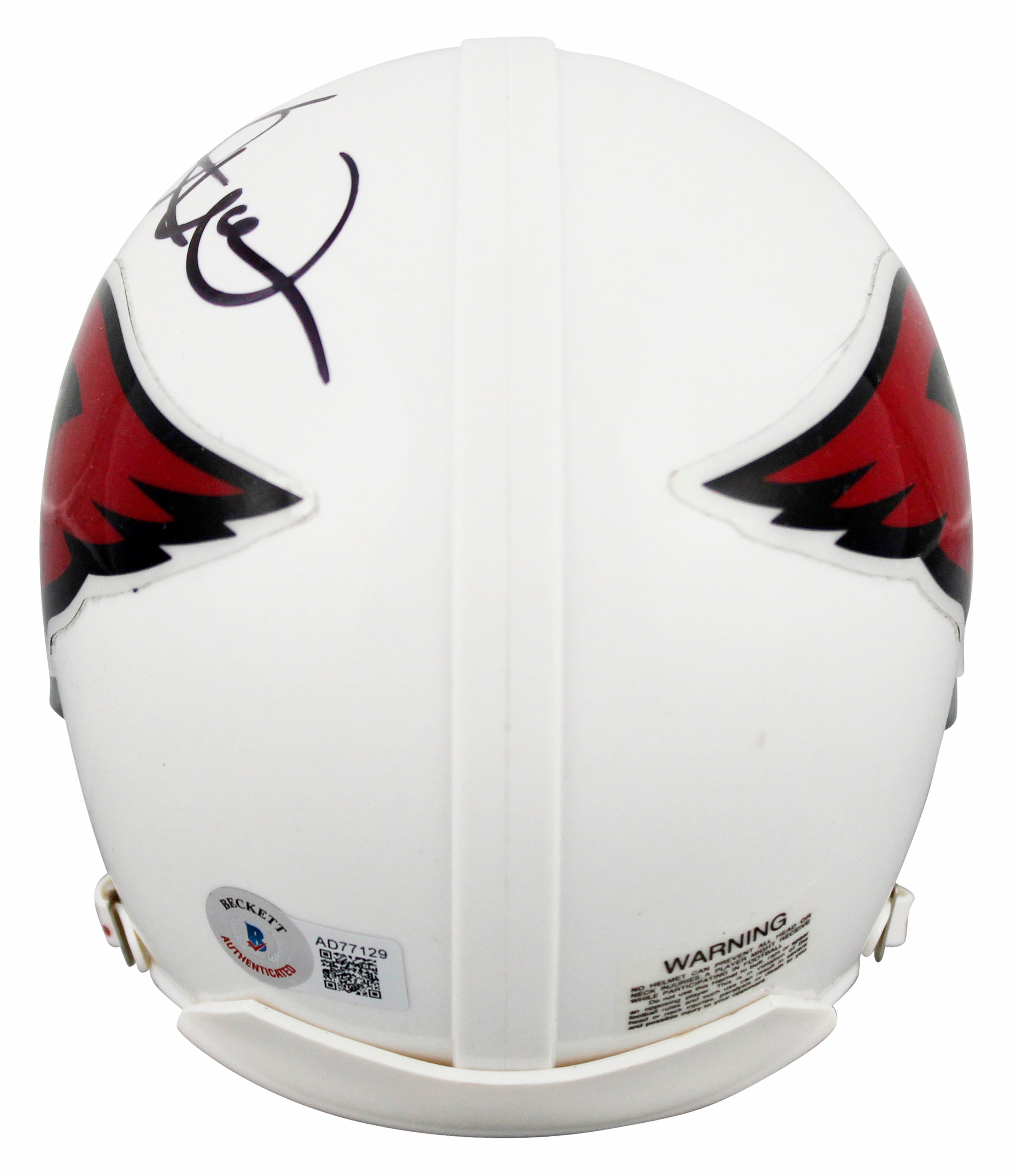 Cardinals Kurt Warner Authentic Signed Mini Helmet Autographed BAS #AD77129