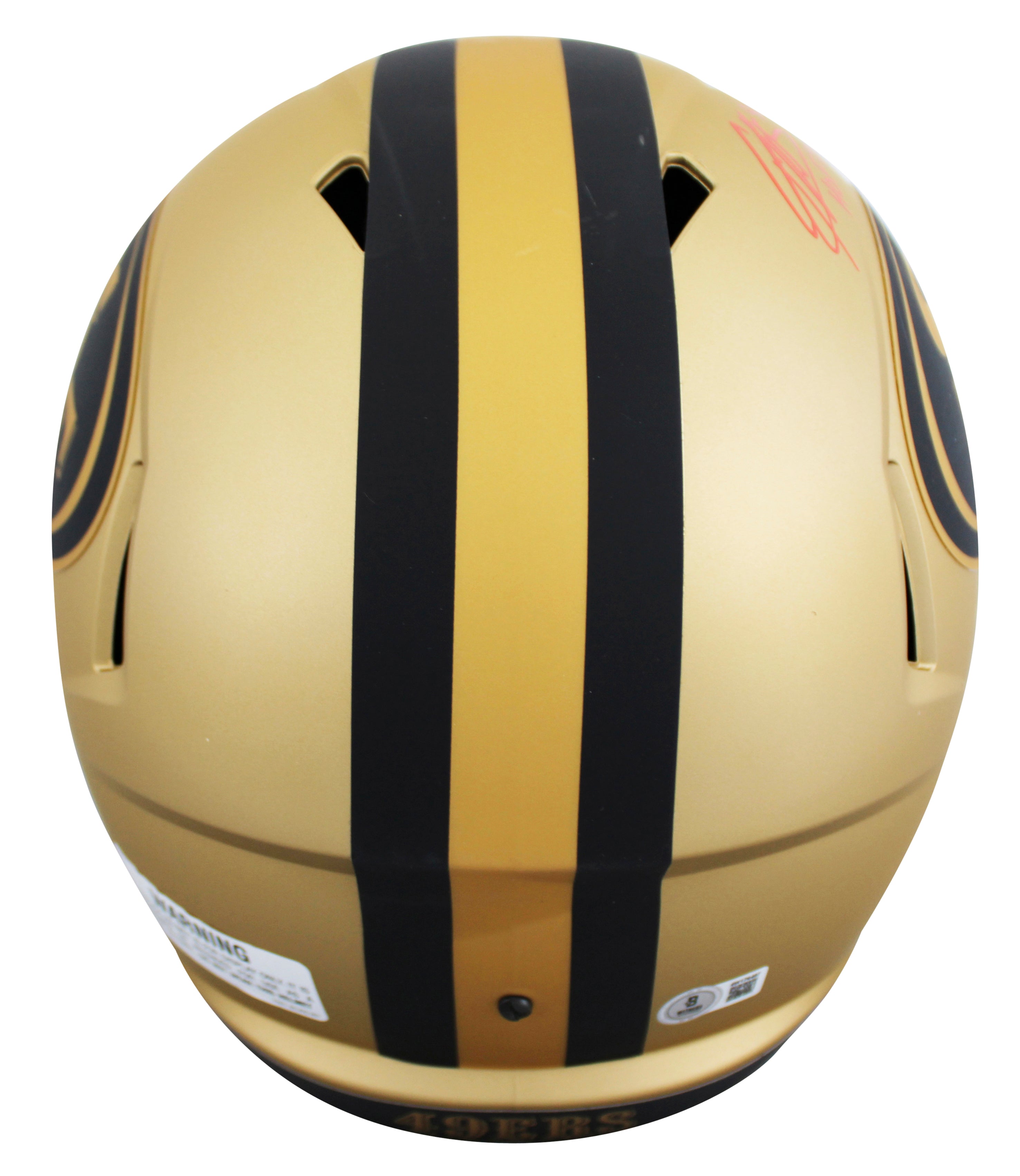 49ers Patrick Willis "HOF 24" Signed Rave F/S Speed Rep Helmet W/ Case BAS Wit