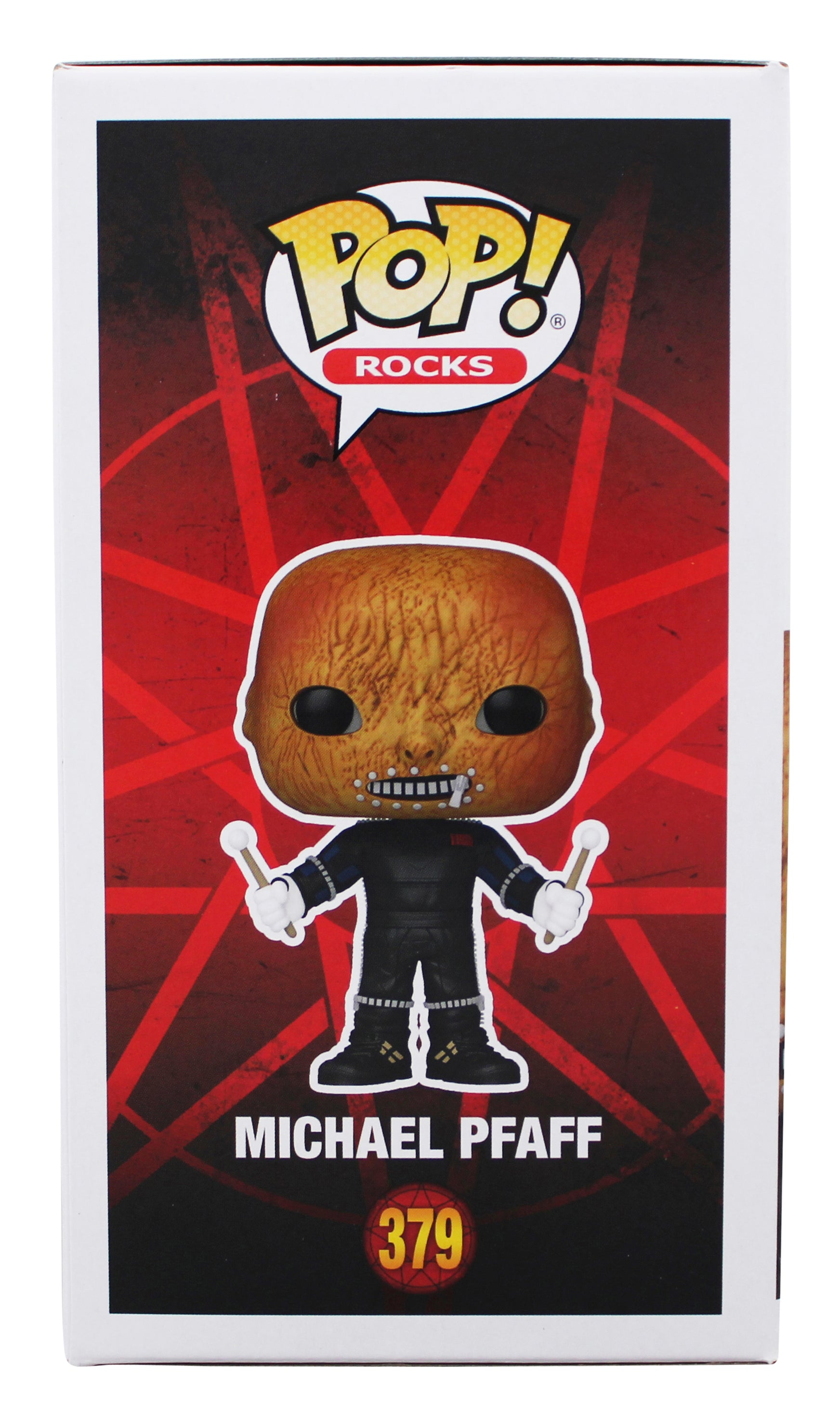 Michael Pfaff Authentic Signed Slipknot #379 Funko Pop Vinyl Figure BAS #BU55084