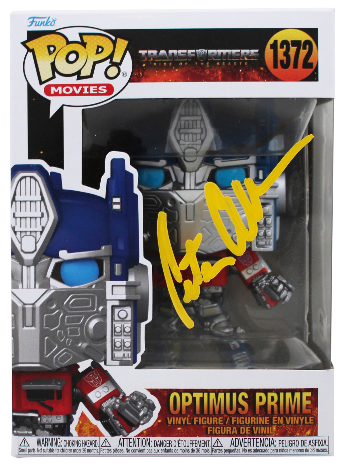 Peter Cullen Signed Optimus Prime #1372 Funko Pop Vinyl Figure PSA/DNA #AO71125
