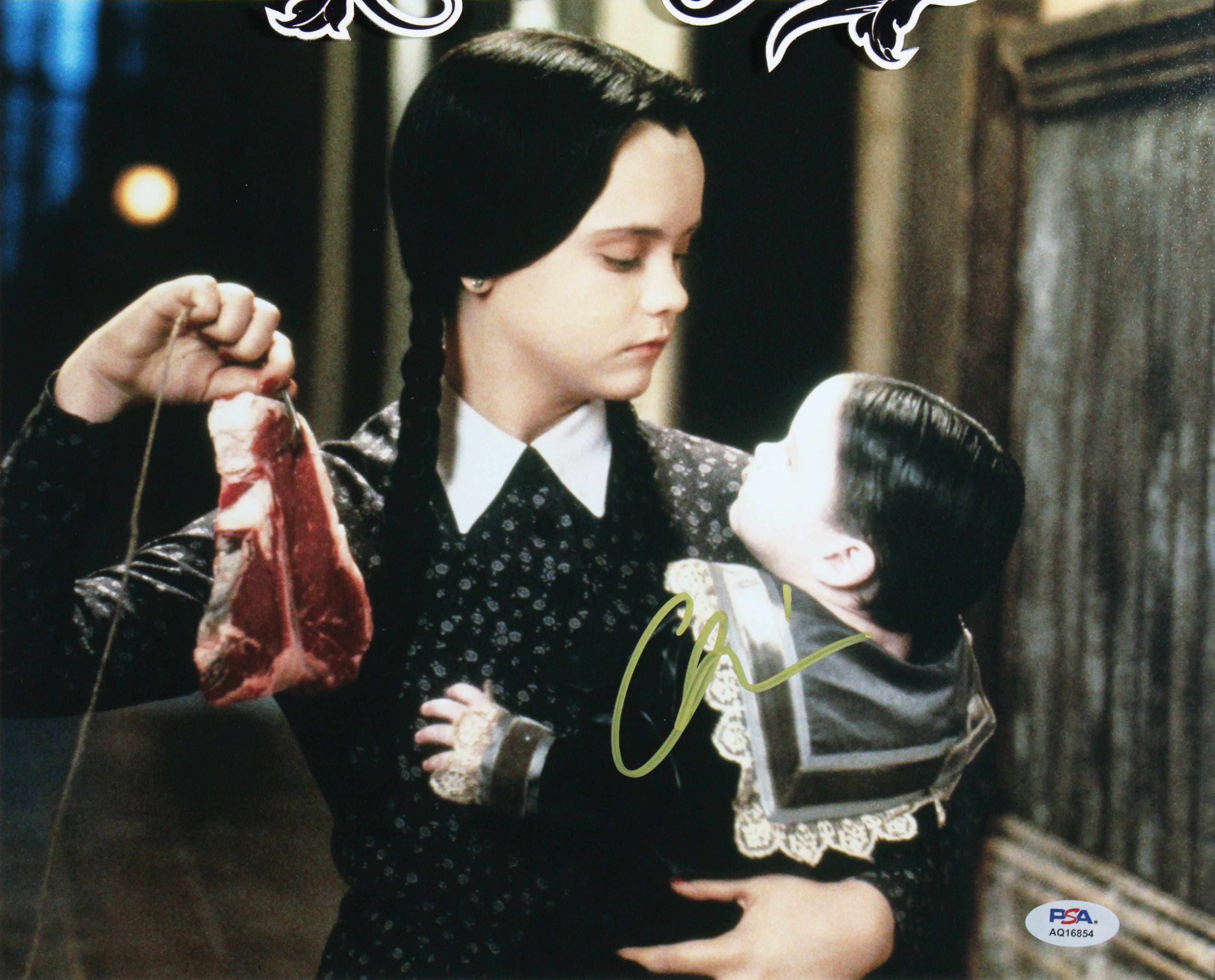 Christina Ricci The Addams Family Signed 11x14 Framed Photo PSA/DNA #AQ16854