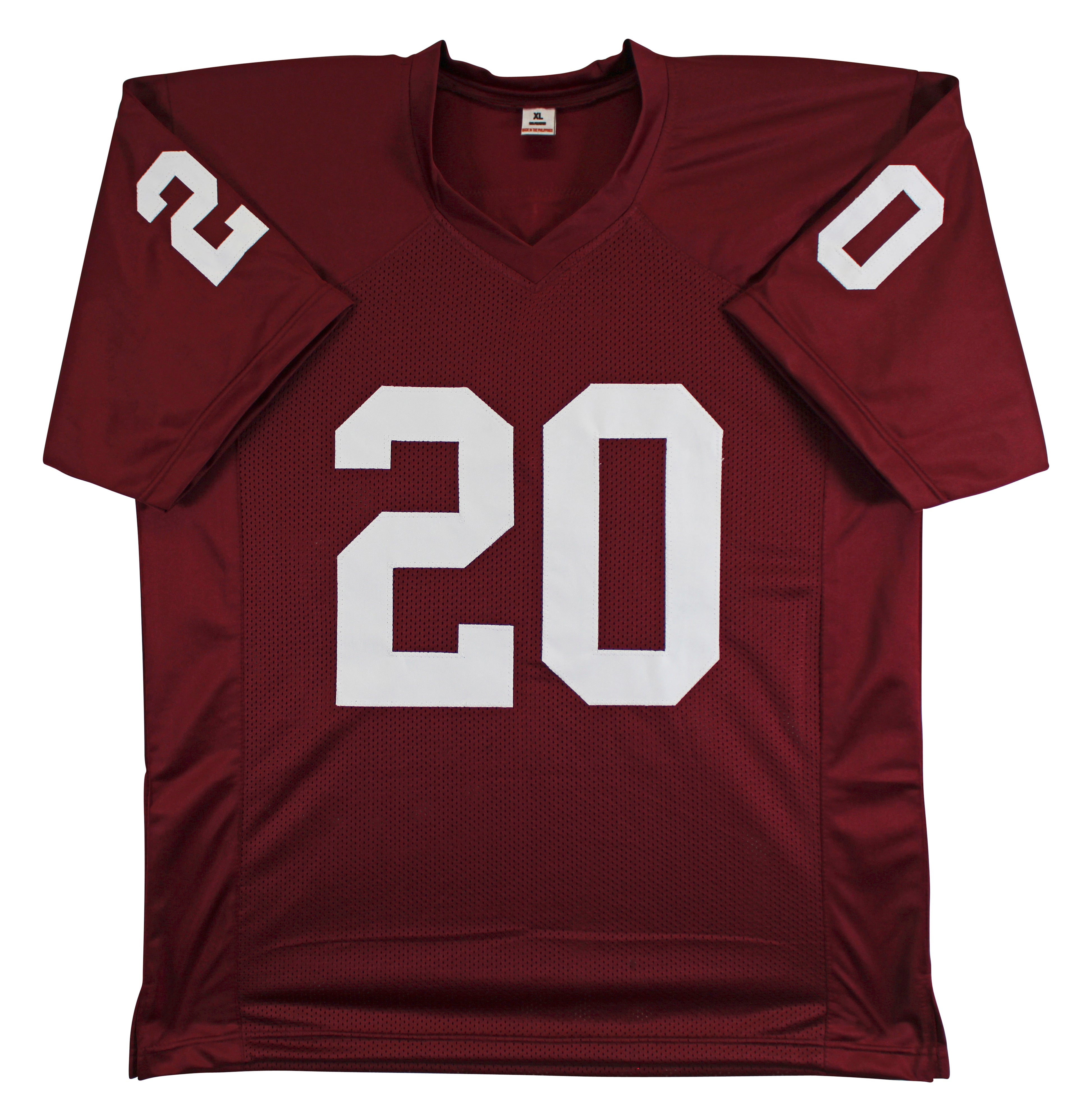 Oklahoma Billy Sims "78 Heisman" Signed Maroon Pro Style Jersey BAS Witnessed