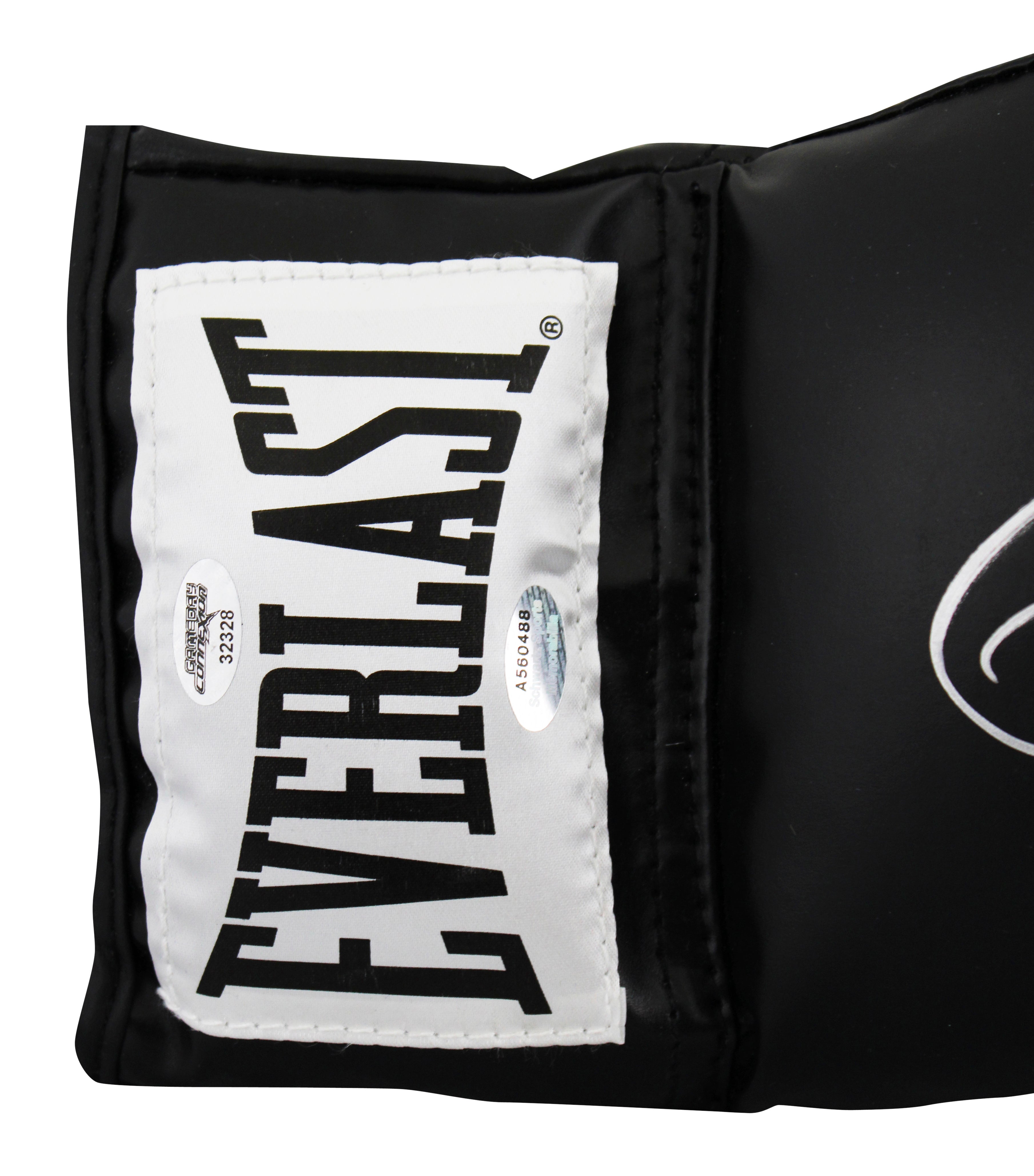 Roy Jones Jr. Signed Black Right Hand Everlast Boxing Glove BAS #BY103587