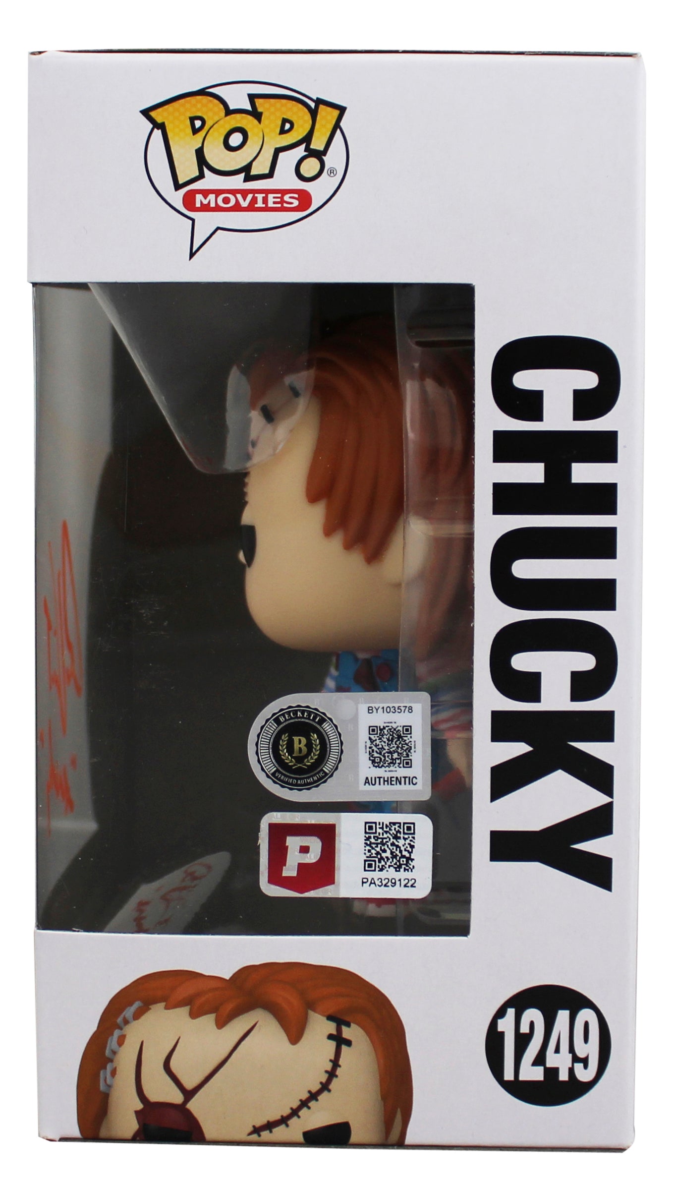 Alex Vincent Child's Play "Andy" Signed #1249 Funko Pop Figure BAS #BY103578
