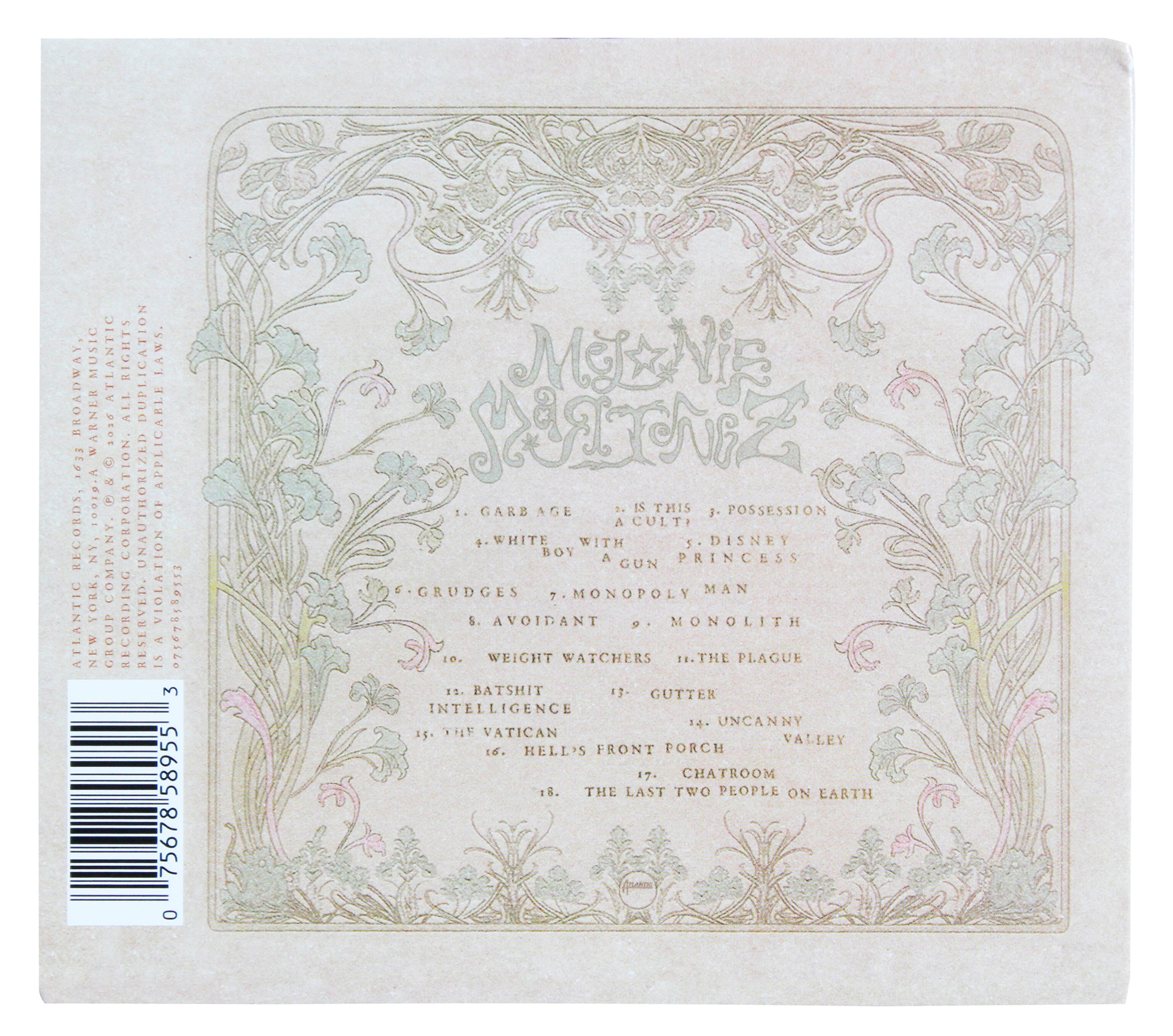 Melanie Martinez Authentic Signed Hades Cd Insert W/ Disk Autographed BAS