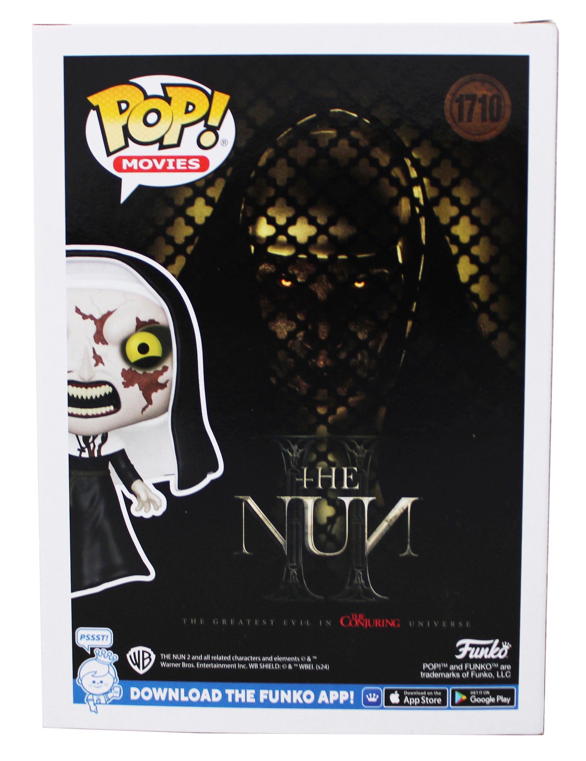 Bonnie Aarons The Nun II "Valak" Signed #1710 Funko Pop Vinyl Figure BAS Witness