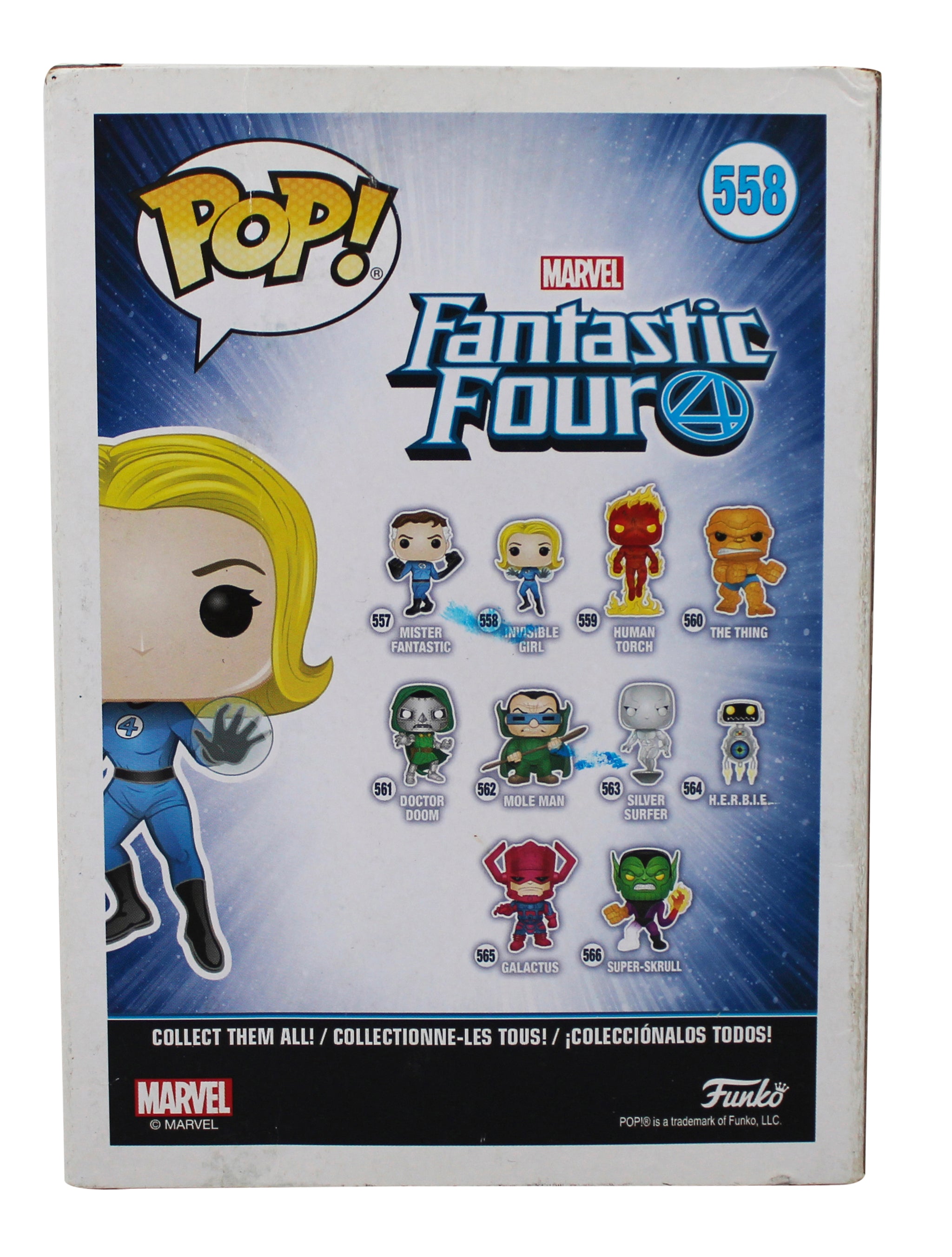 Jessica Alba Fantastic Four Signed Invisible Girl Funko Pop Vinyl Figure BAS