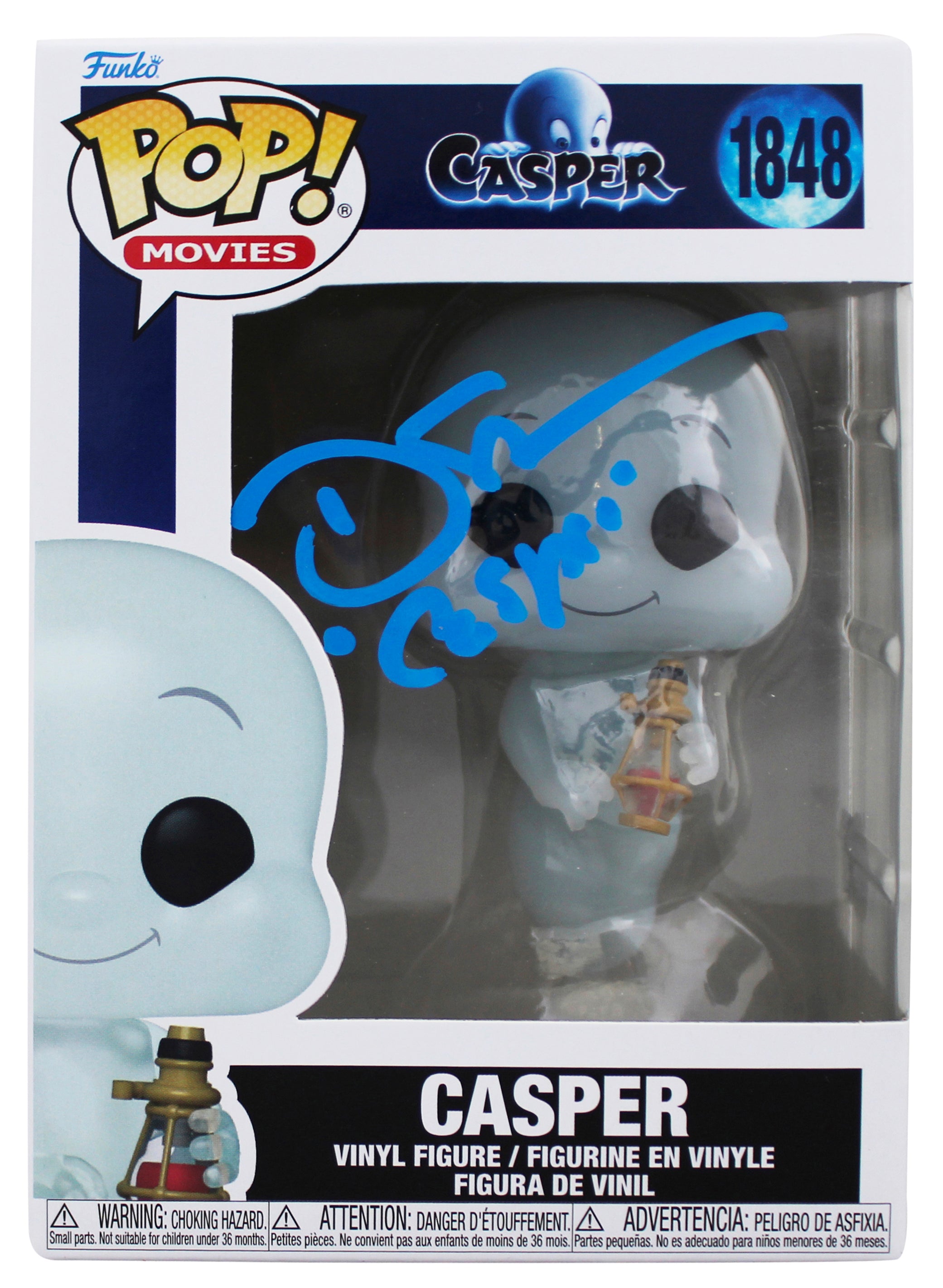 Devon Sawa "Casper" Signed Casper #1848 Funko Pop Vinyl Figure BAS Wit #4W168224