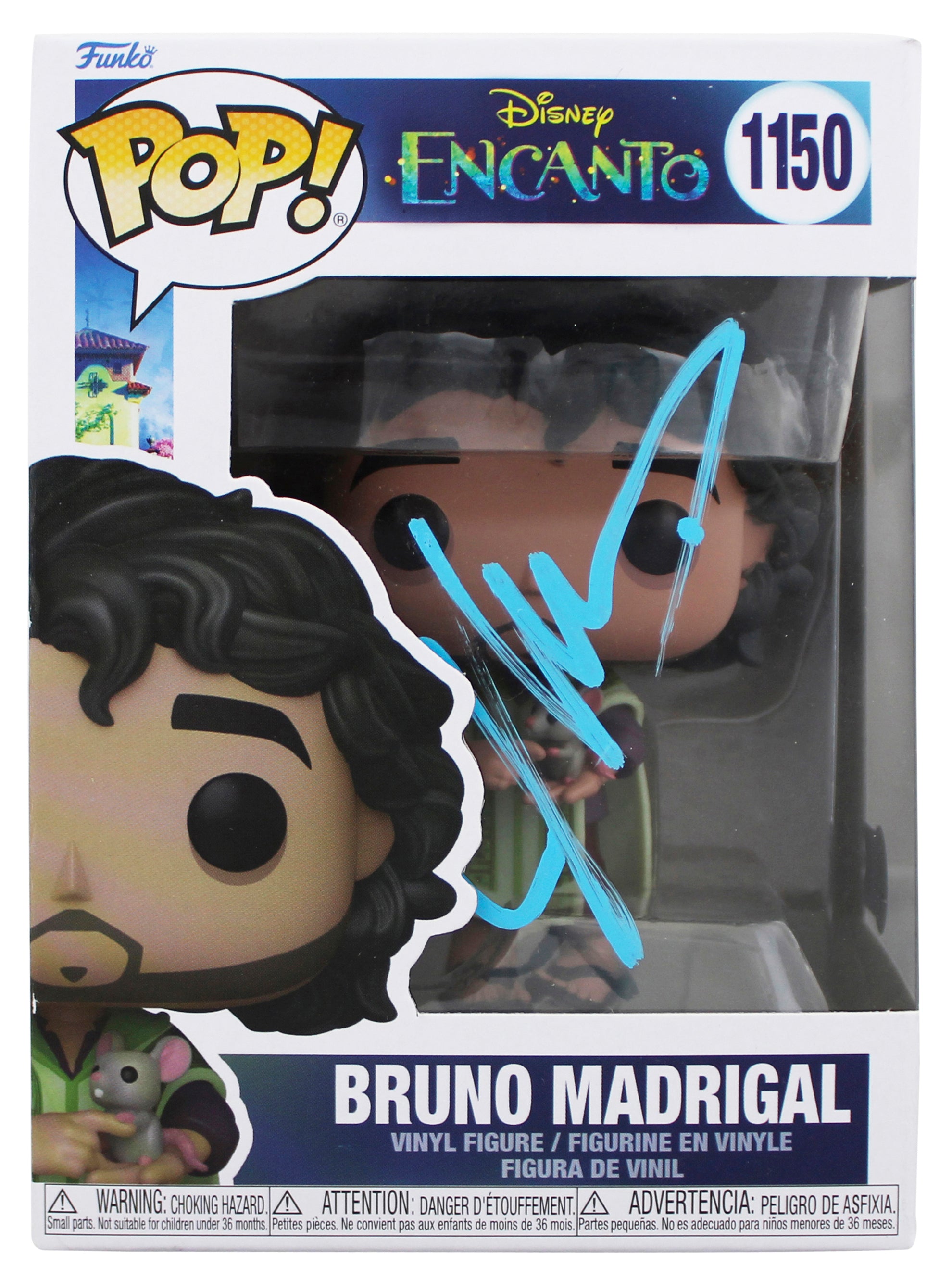 John Leguizamo Encanto Signed Bruno Madrigal #1150 Funko Pop Vinyl Figure BAS