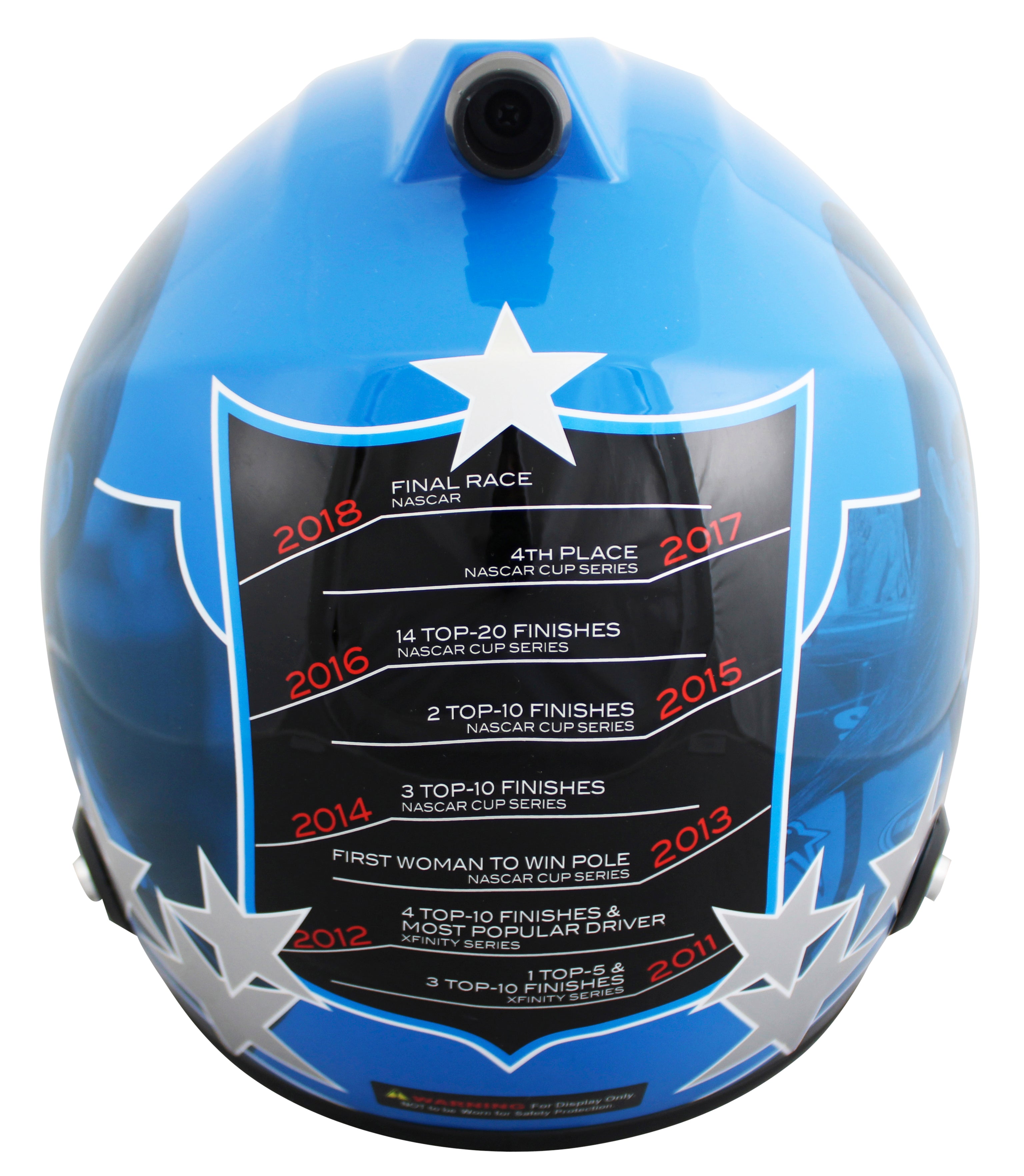 Danica Patrick Signed NASCAR 75th Anniversary F/S Replica Helmet BAS #BY103584