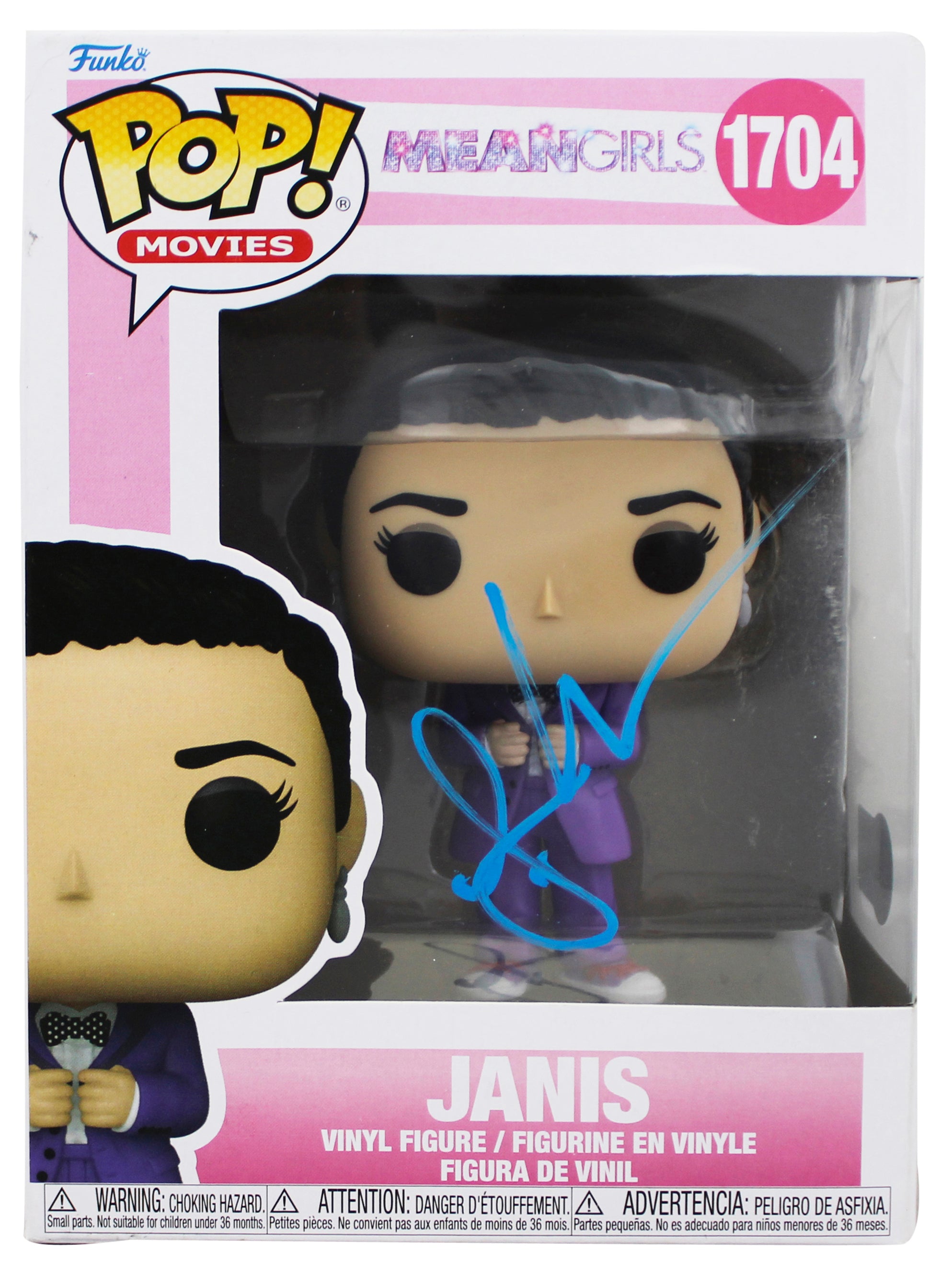 Lizzy Caplan Mean Girls Signed Janis #1704 Funko Pop Vinyl Figure BAS #BU08669