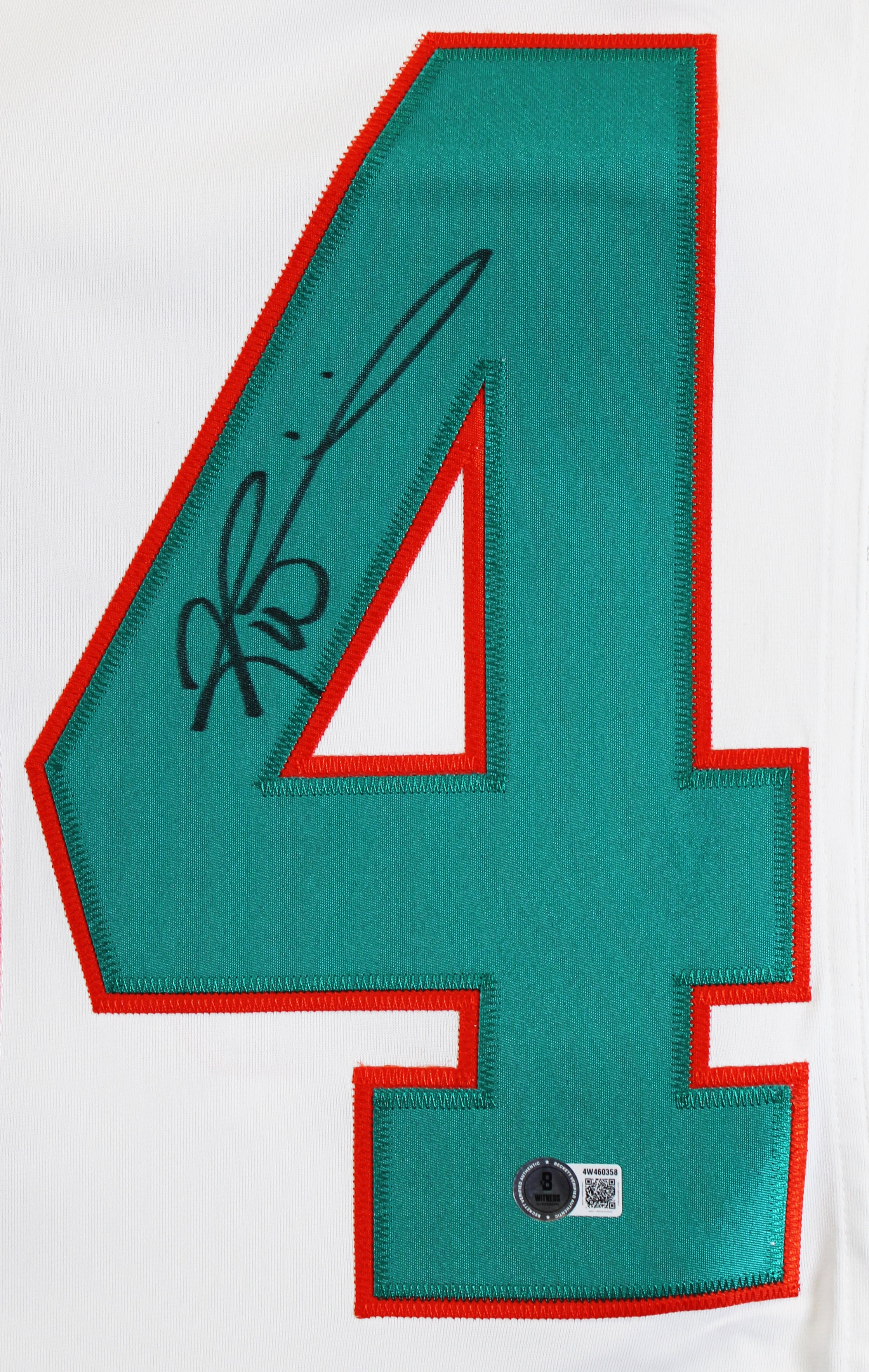 Dolphins Ricky Williams Authentic Signed White Nike Limited Jersey BAS Witness 2