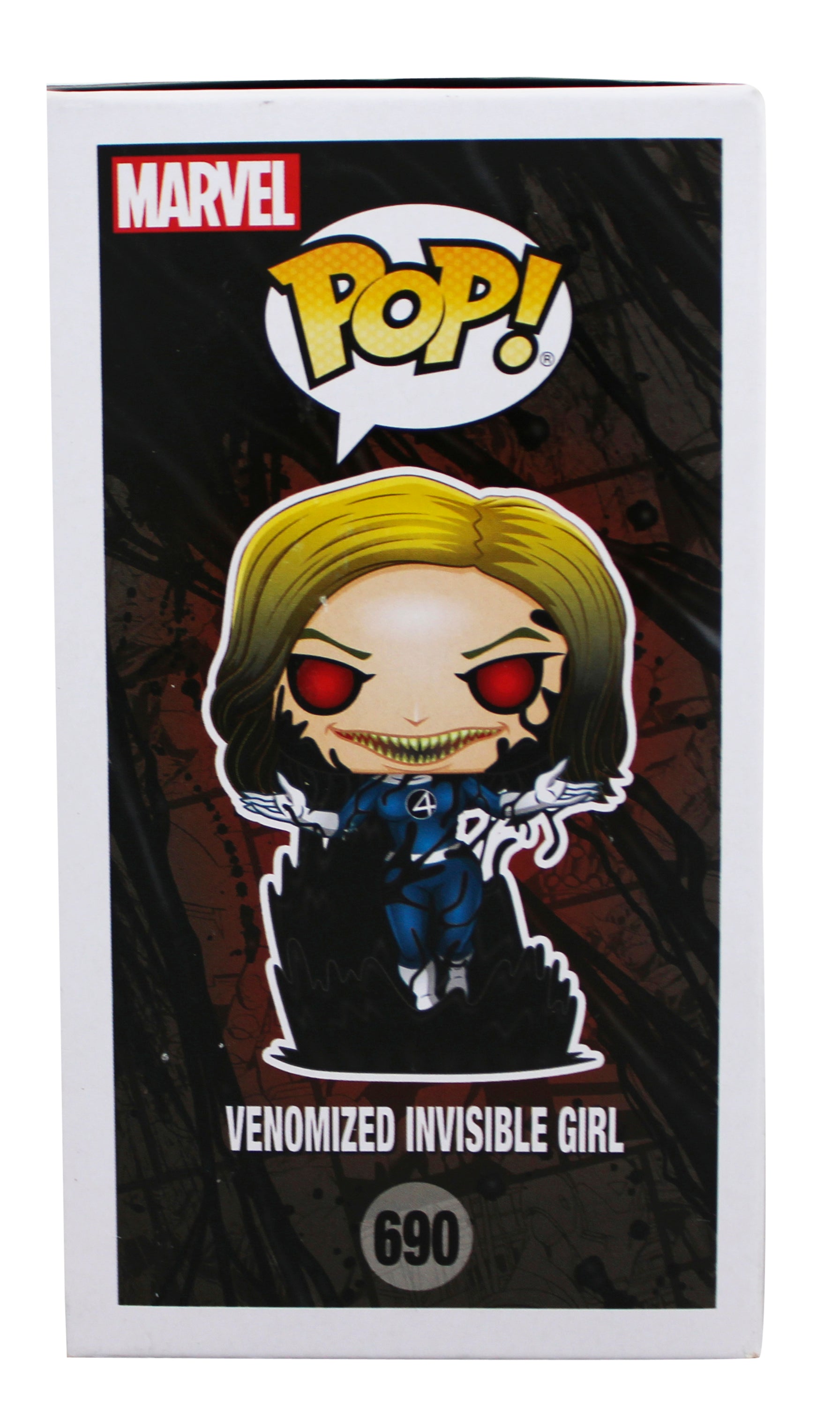 Jessica Alba Signed Venomized Invisible Girl #690 Funko Pop Vinyl Figure BAS