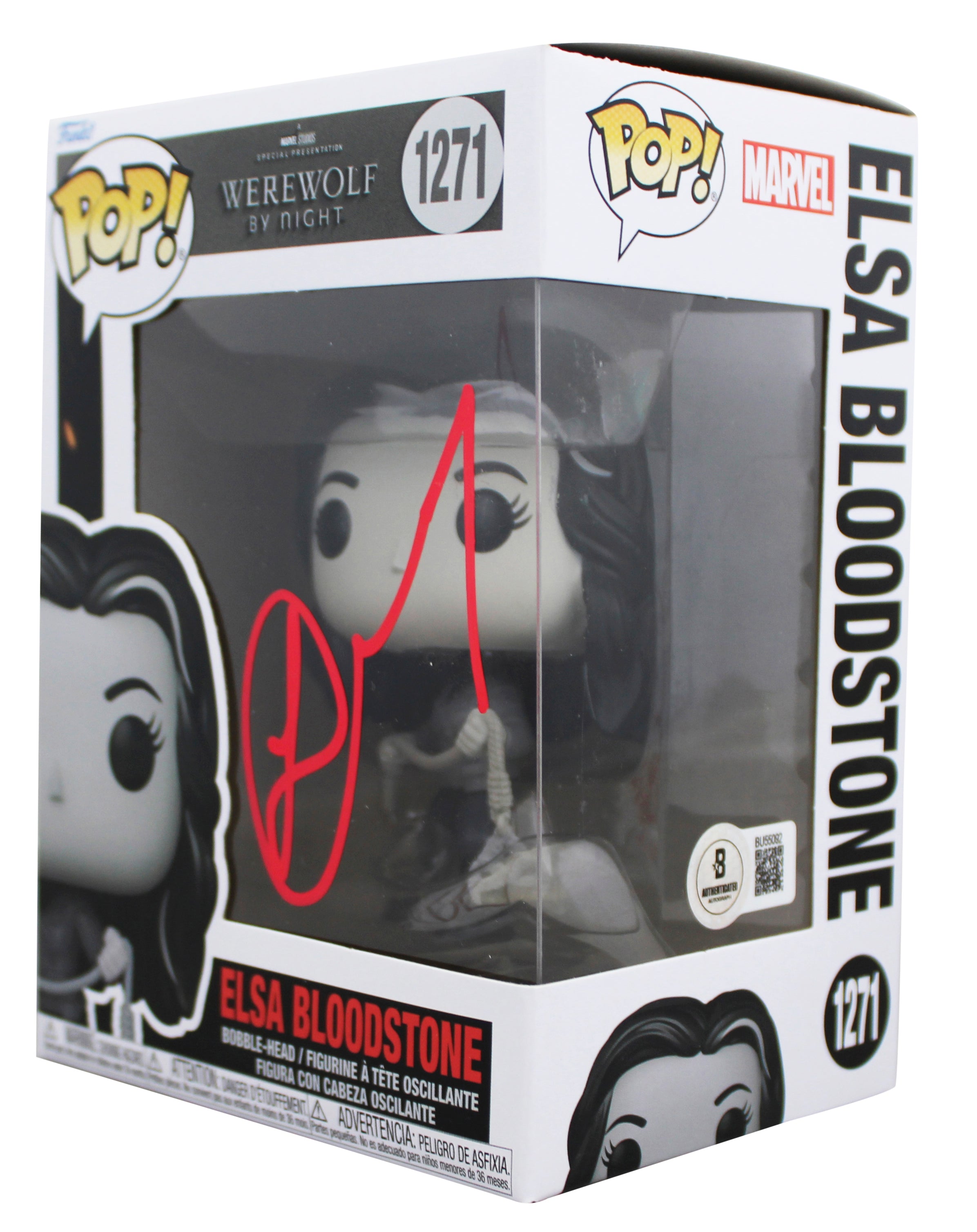 Laura Donnelly Signed Elsa Bloodstone #1271 Funko Pop Vinyl Figure BAS #BU55092