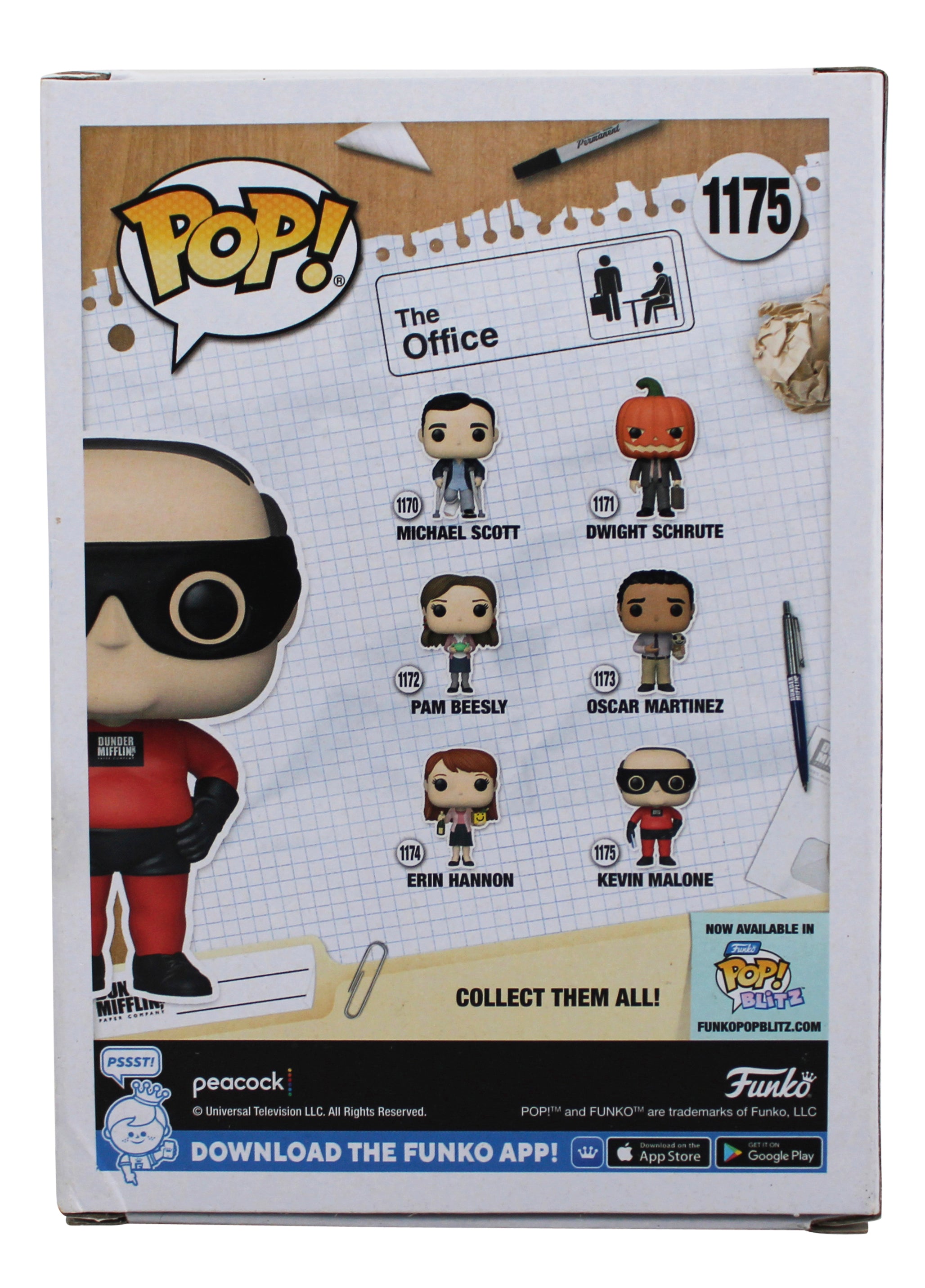 Brian Baumgartner The Office Signed Kevin #1175 Funko Pop Figure BAS #BU55089