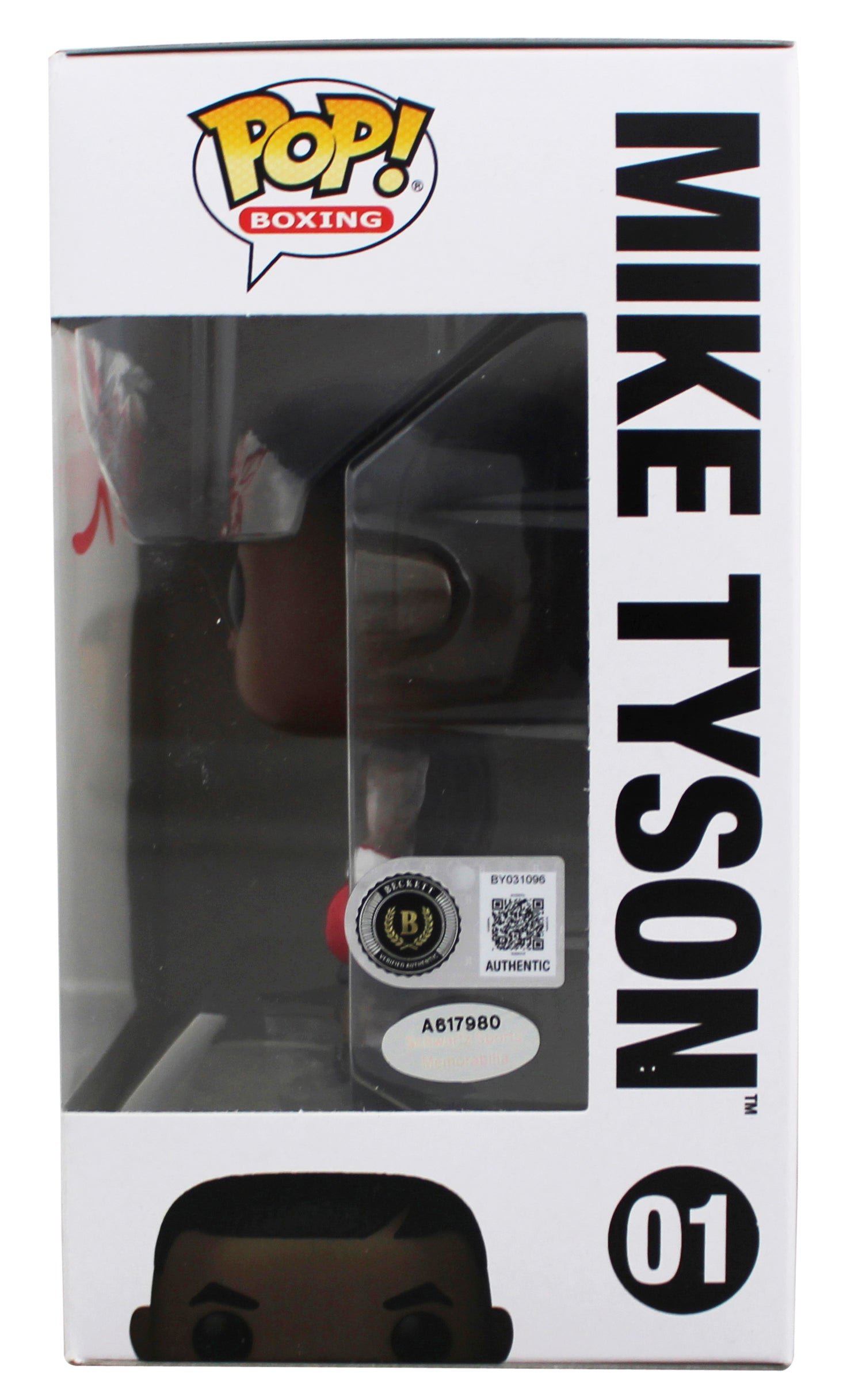 Mike Tyson Authentic Signed Mike Tyson #01 Funko Pop Vinyl Figure BAS #BY031096