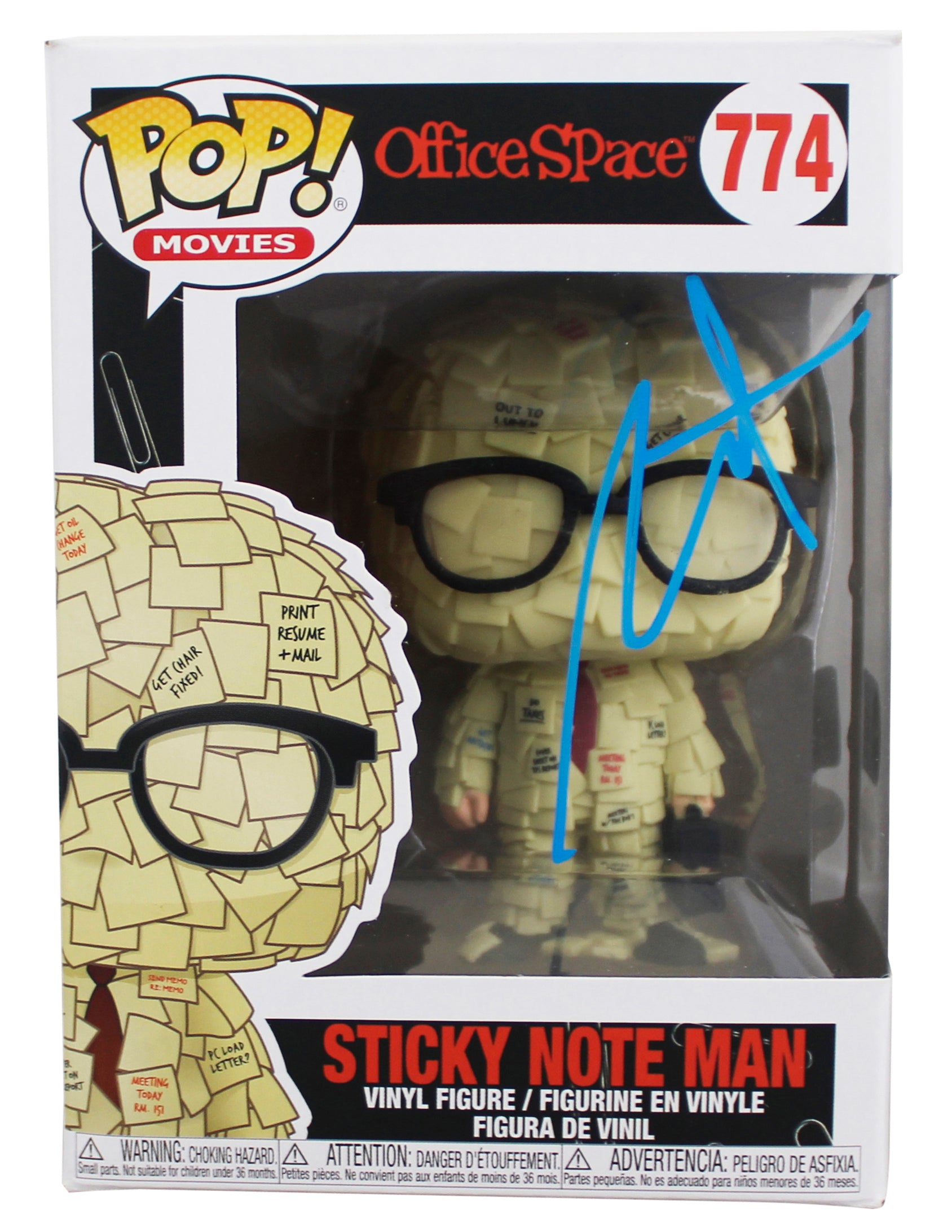 Stephen Root Office Space Signed #774 Funko Pop Vinyl Figure BAS #BY069733