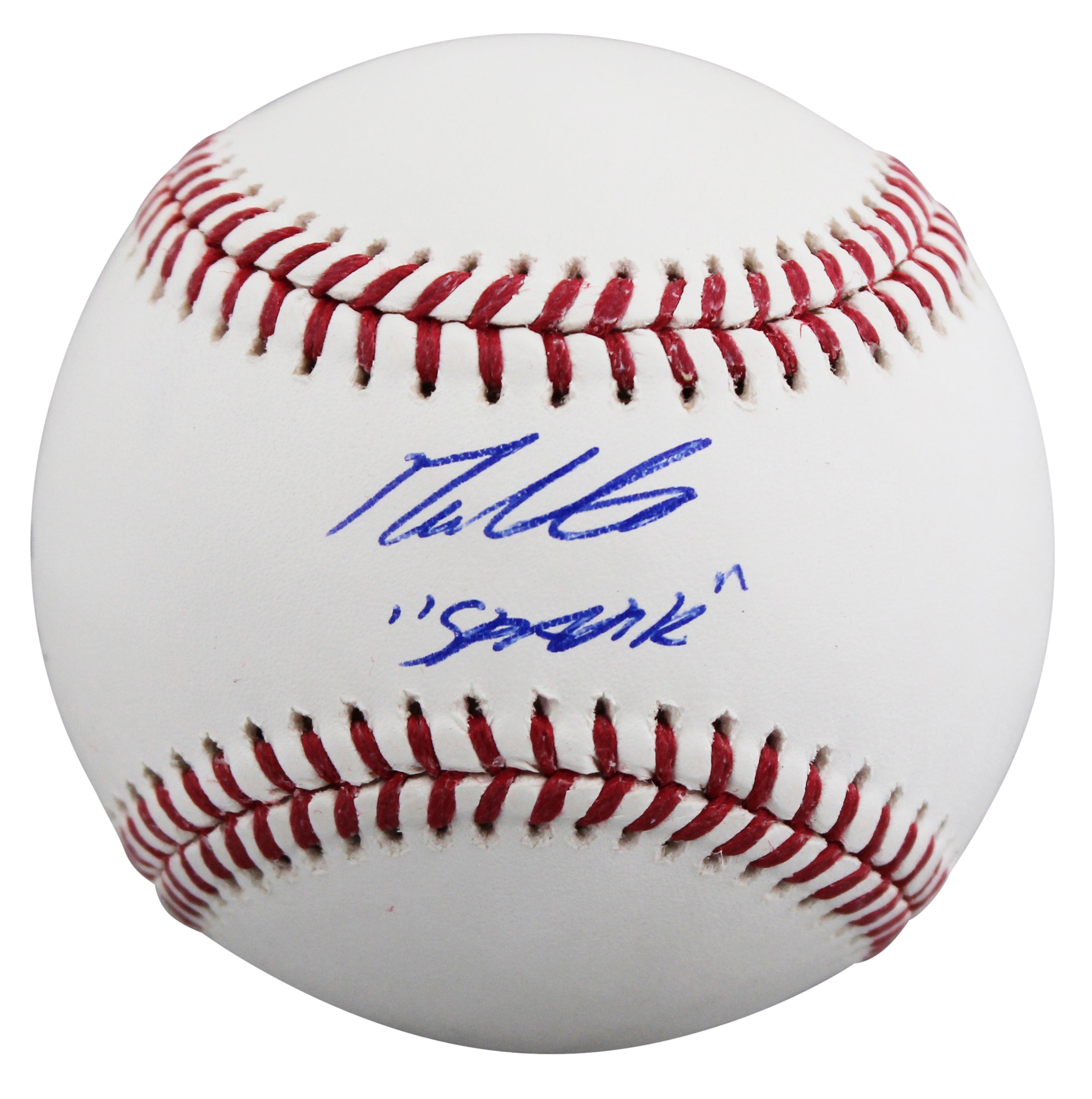 Tigers Max Clark "Spark" Authentic Signed Baseball W/ Case MLB & Fanatics