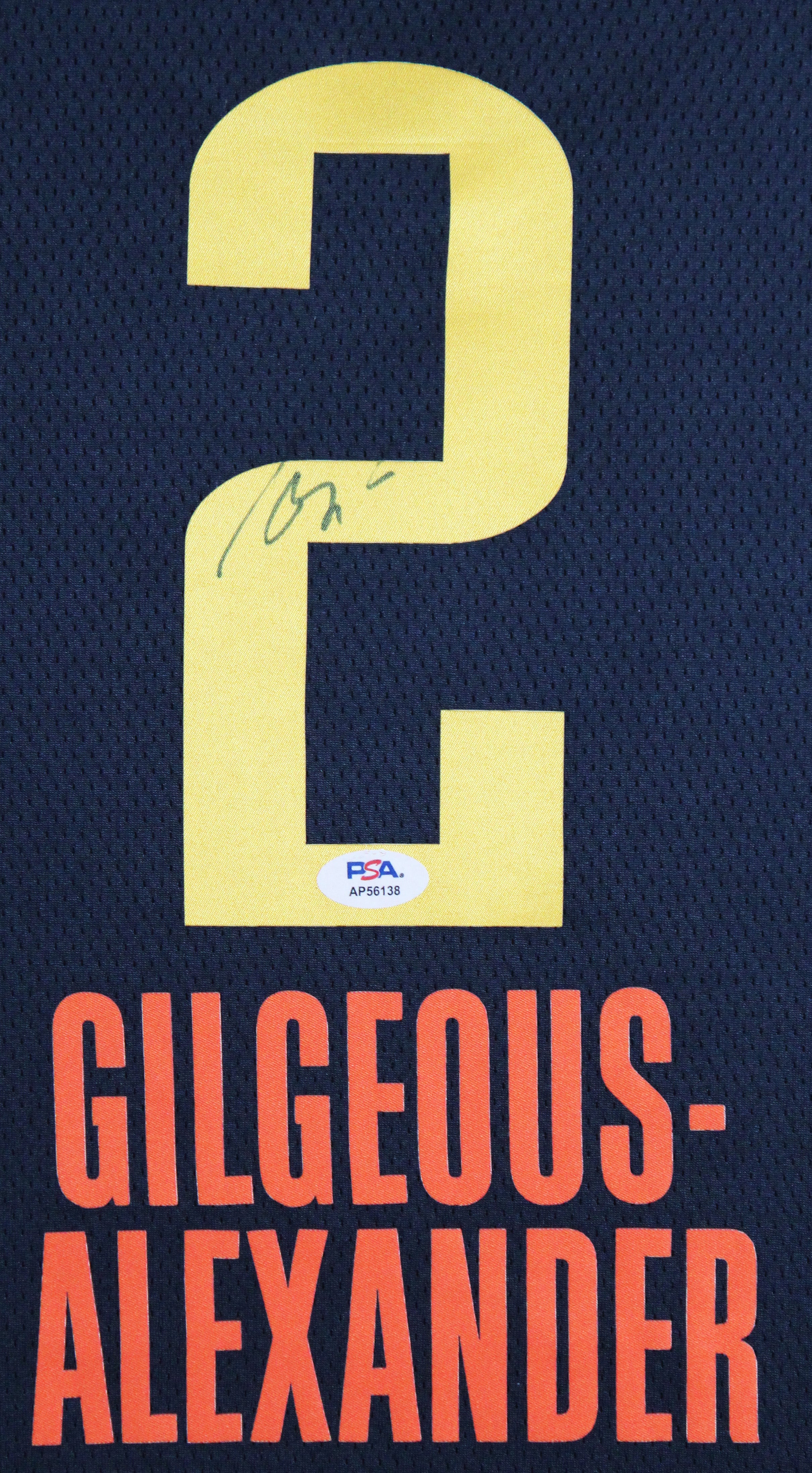 Shai Gilgeous-Alexander Signed Black Nike Swingman Framed Jersey PSA #AP56138