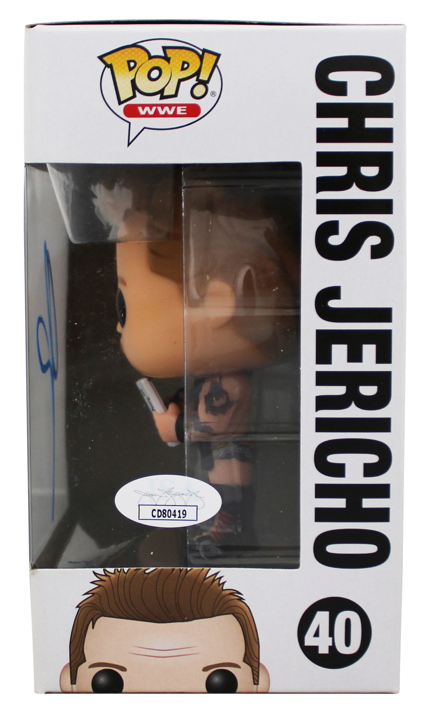 WWE Chris Jericho Authentic Signed #40 Funko Pop Vinyl Figure JSA #CD80419