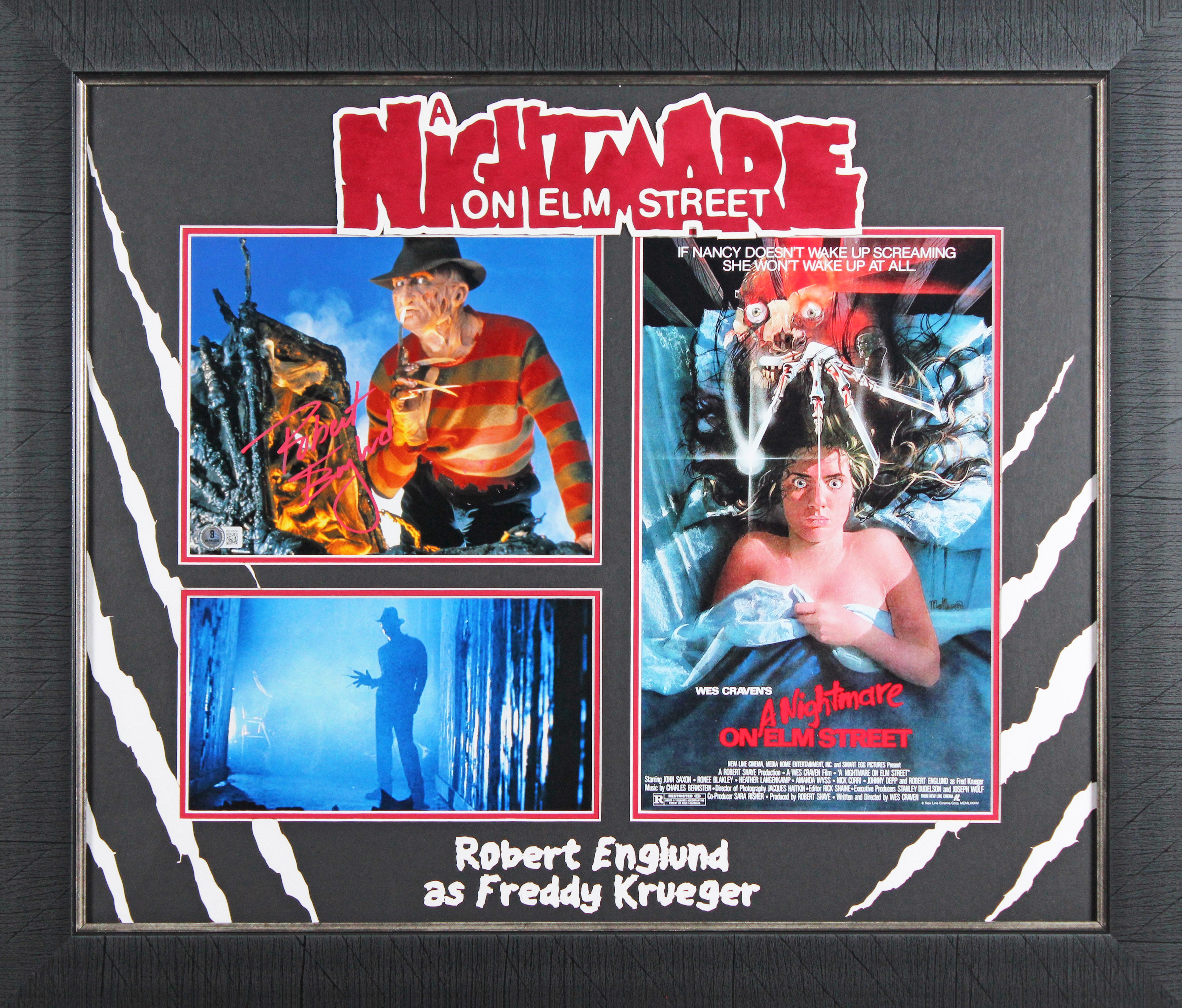 Robert Englund A Nightmare on Elm Street Signed 8x10 Framed Photo BAS #BQ33634