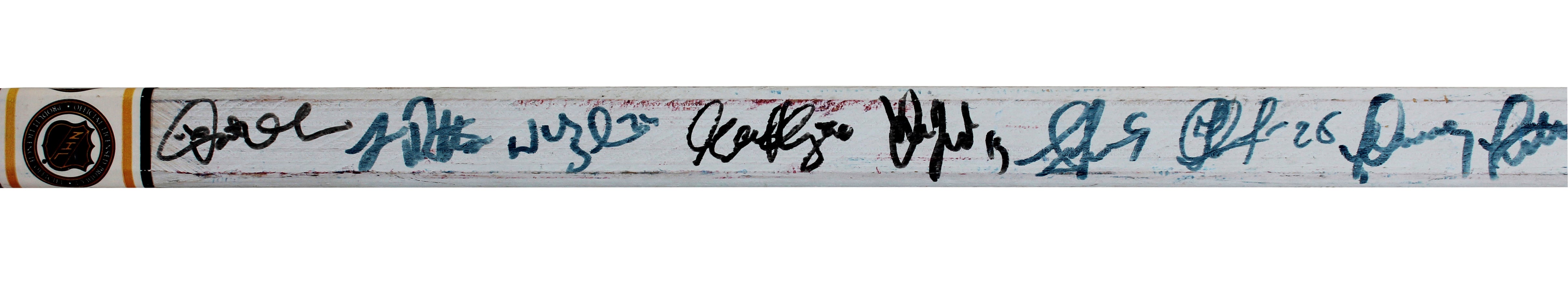 Rangers (23) Richter, Messier, Kurri +20 Signed NHL Hockey Stick BAS #AG010123