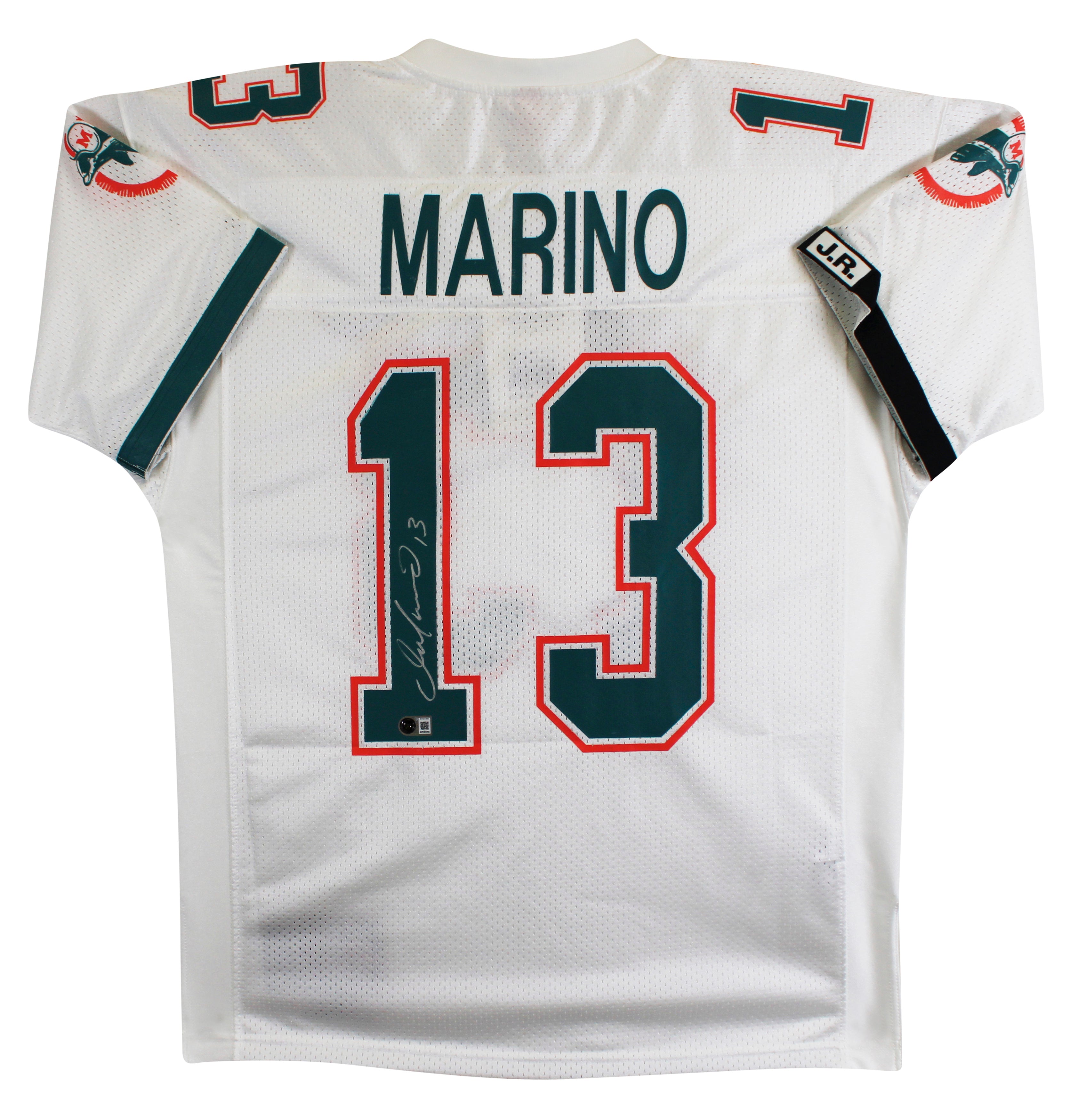 Dolphins Dan Marino Signed White 1990 TB M&N Authentic Jersey BAS #BY031305