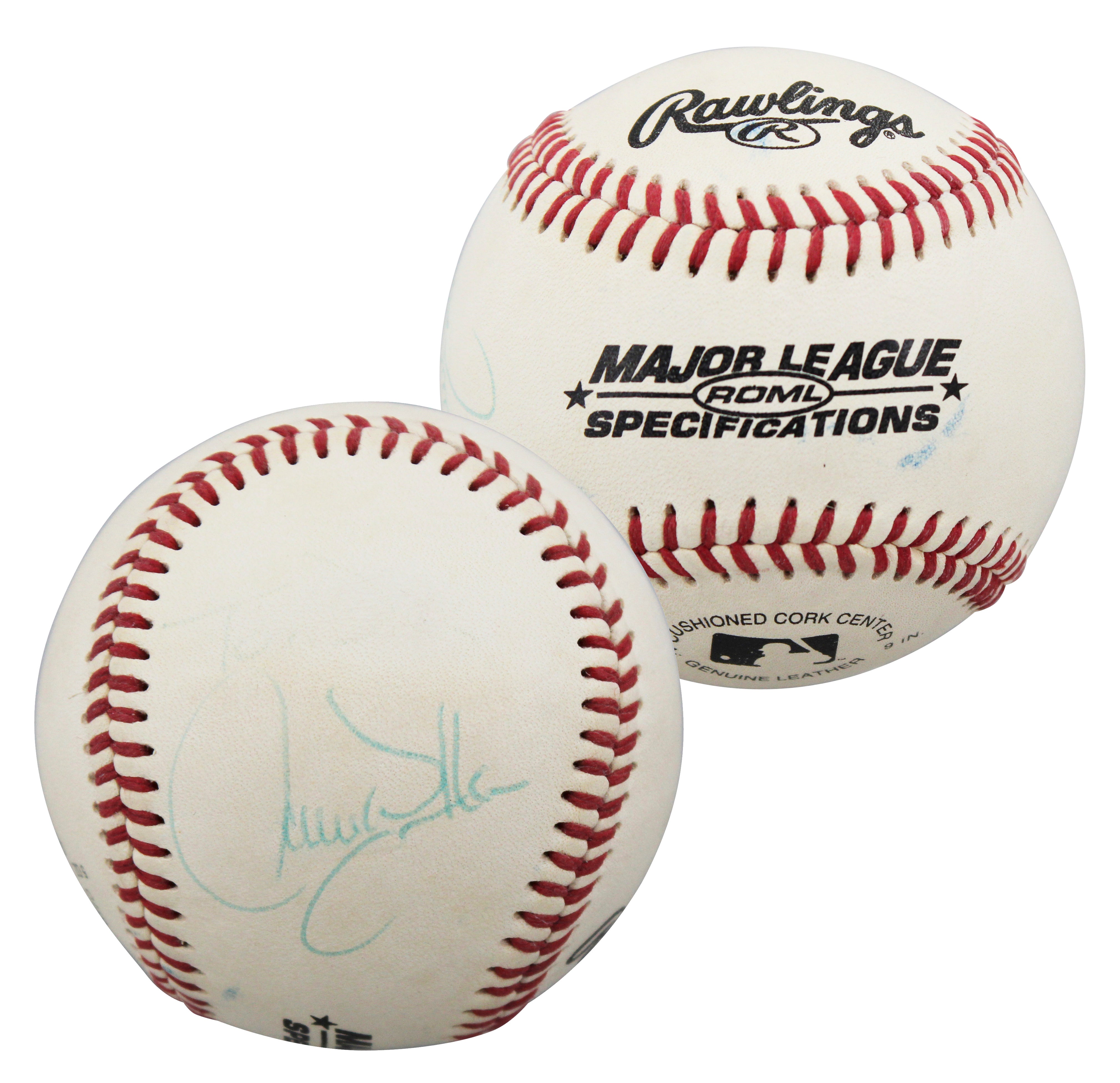 Yankees Larry Walker Authentic Signed Rawlings Baseball Autographed BAS #BU64226