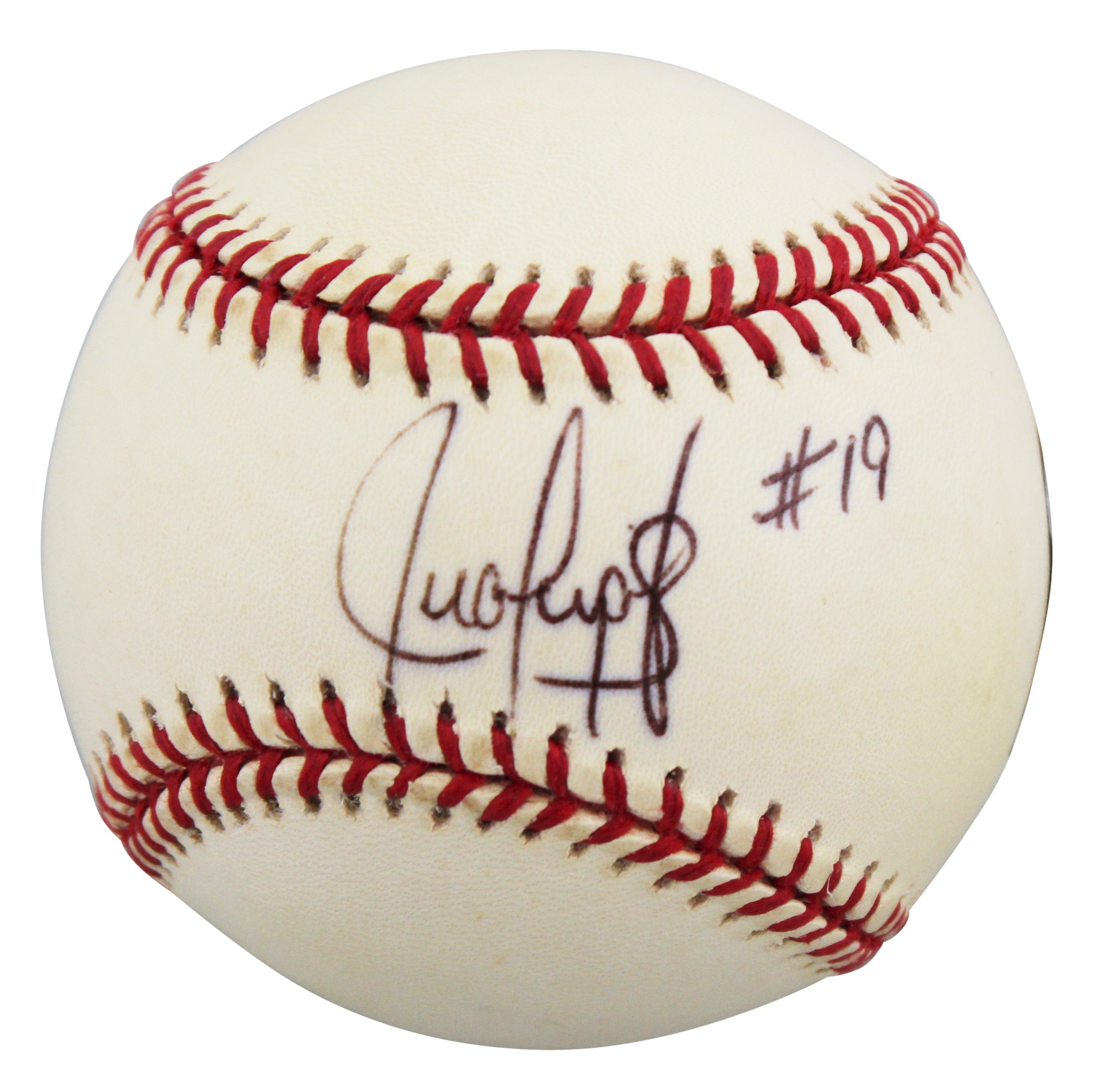 Rangers Juan Gonzalez Authentic Signed OML Baseball Autographed BAS #BU64212