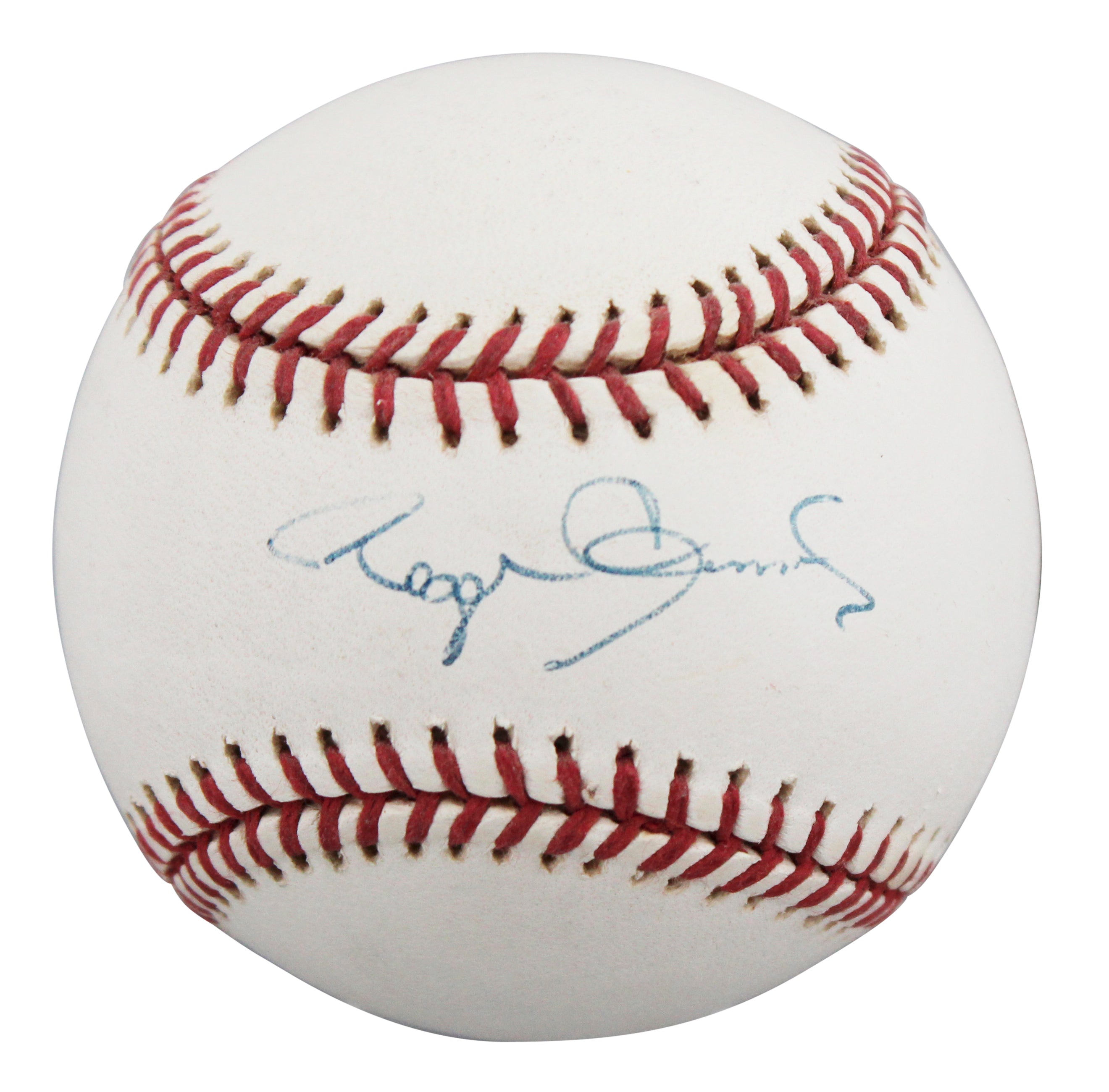 Red Sox Roger Clemens Authentic Signed OML Baseball Autographed BAS #BU64217