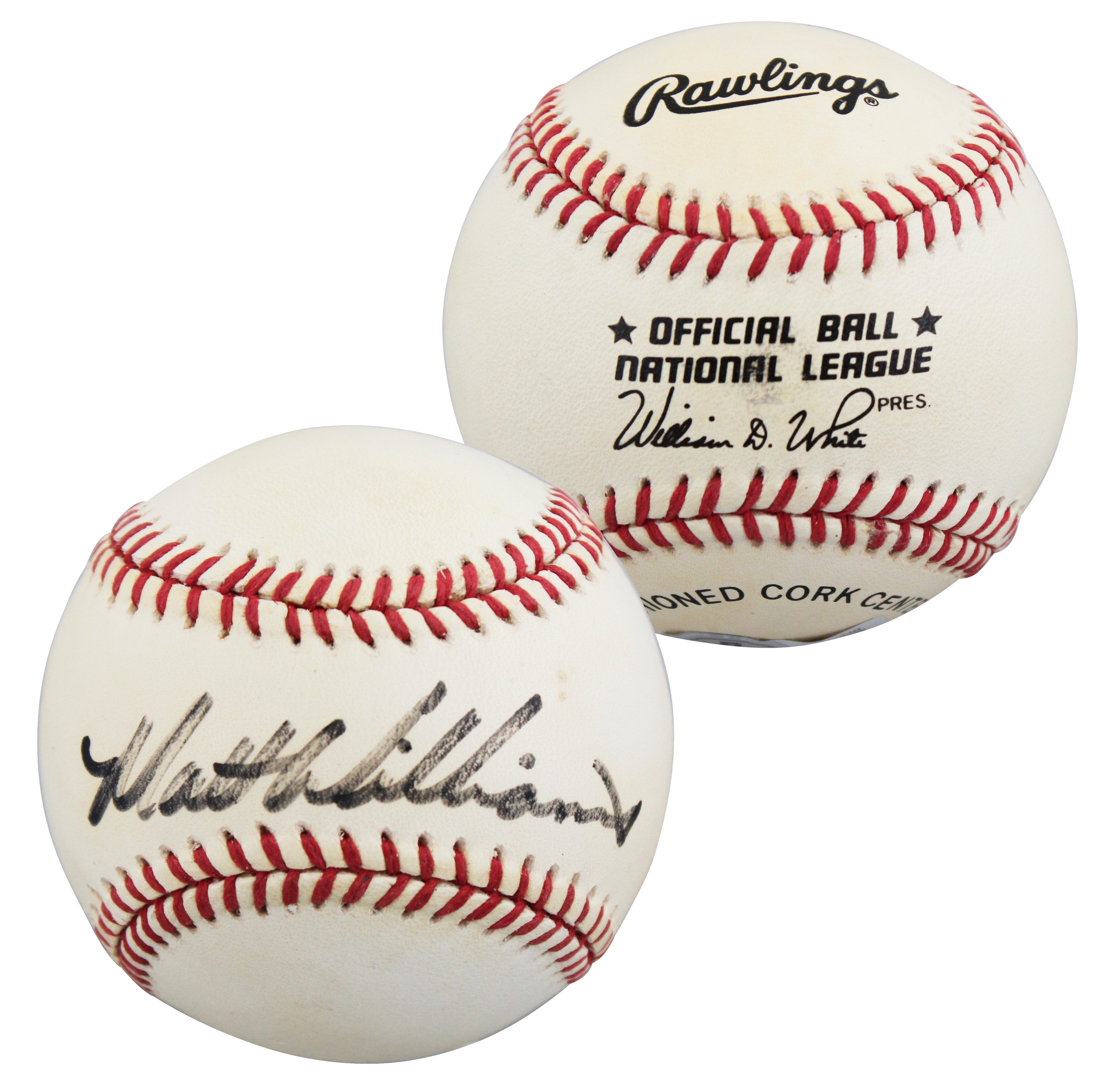 Giants Matt Williams Authentic Signed William White ONL Baseball BAS #BU64210