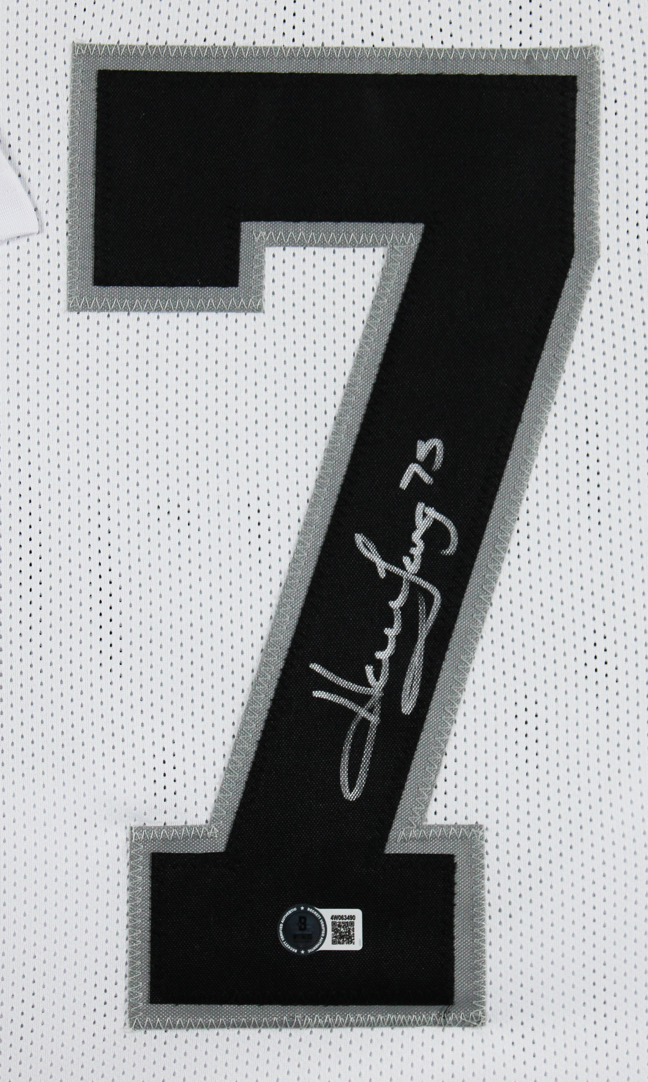 Howie Long Authentic Signed White Pro Style Framed Jersey BAS Witnessed