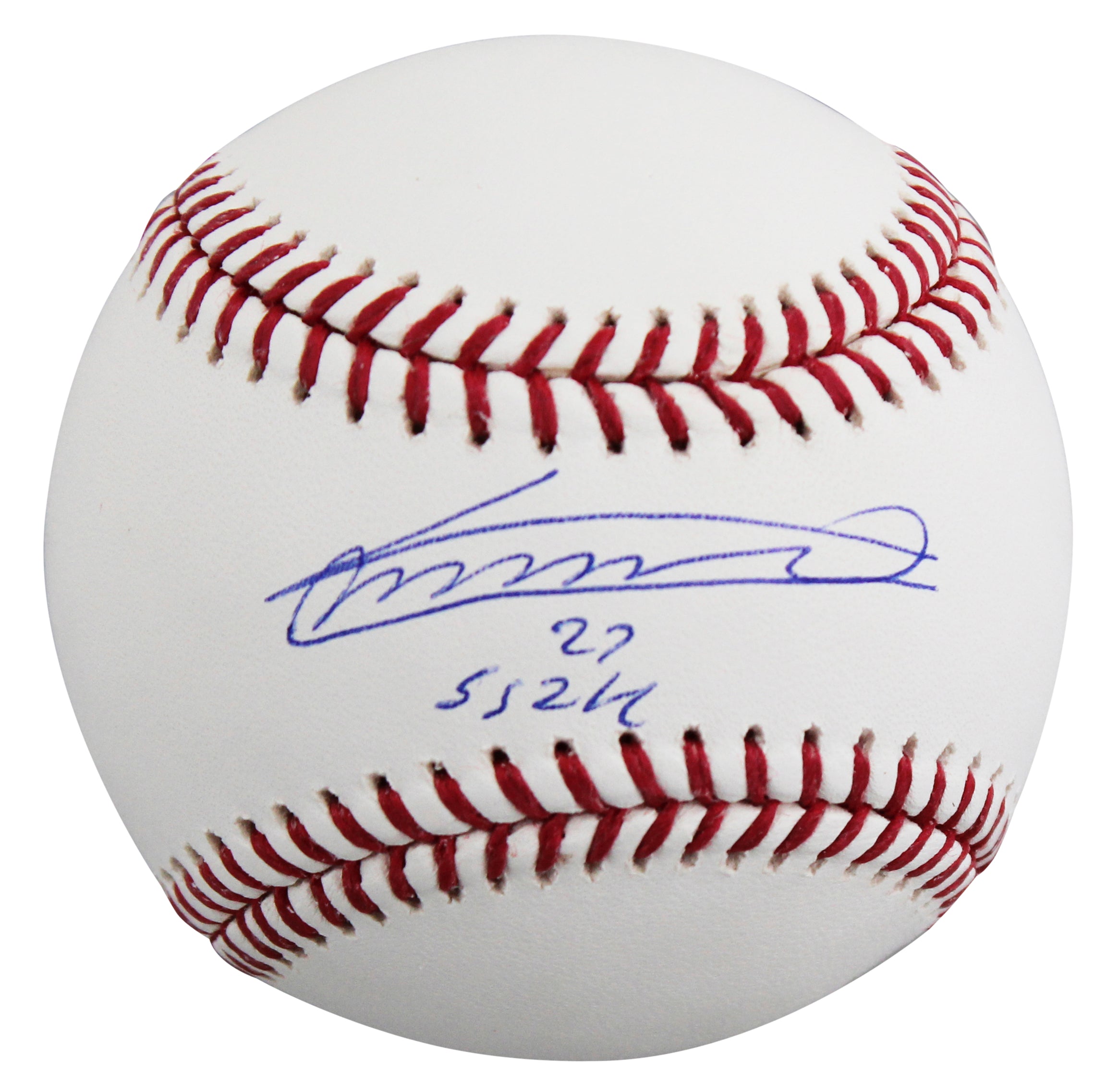 Blue Jays Vladimir Guerrero Jr. "SS 24" Authentic Signed OML Baseball JSA