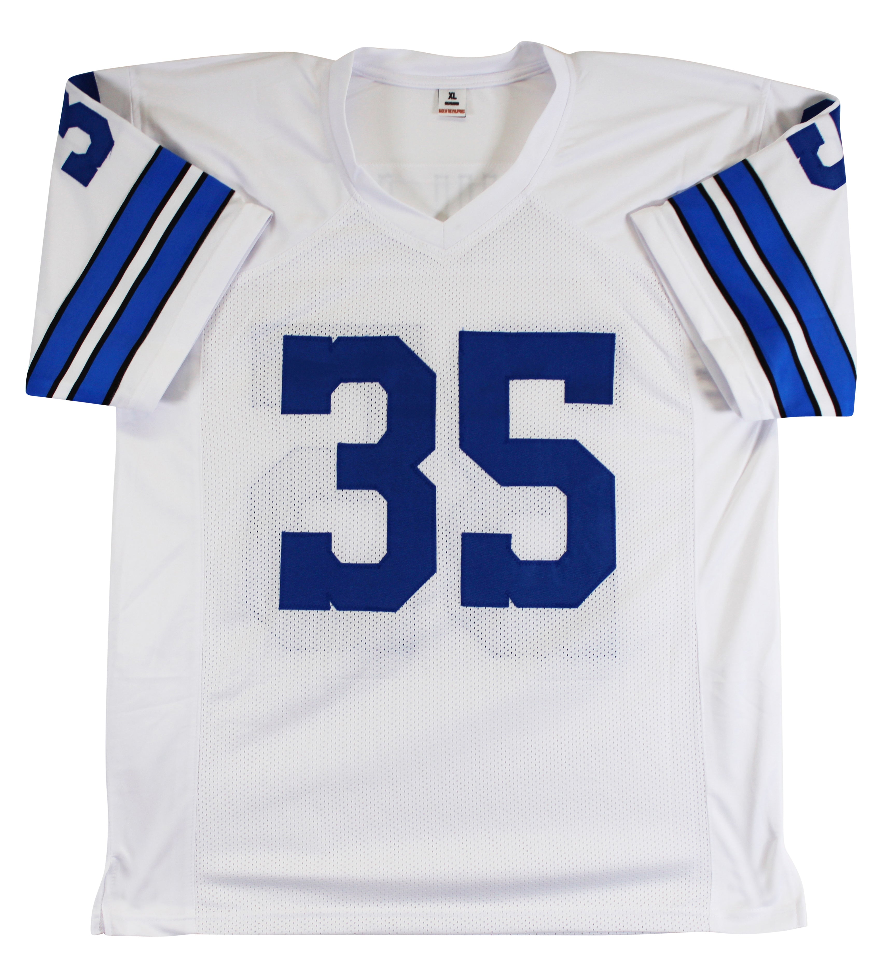 Calvin Hill "ROY 1969" Authentic Signed White Pro Style Jersey BAS Witnessed