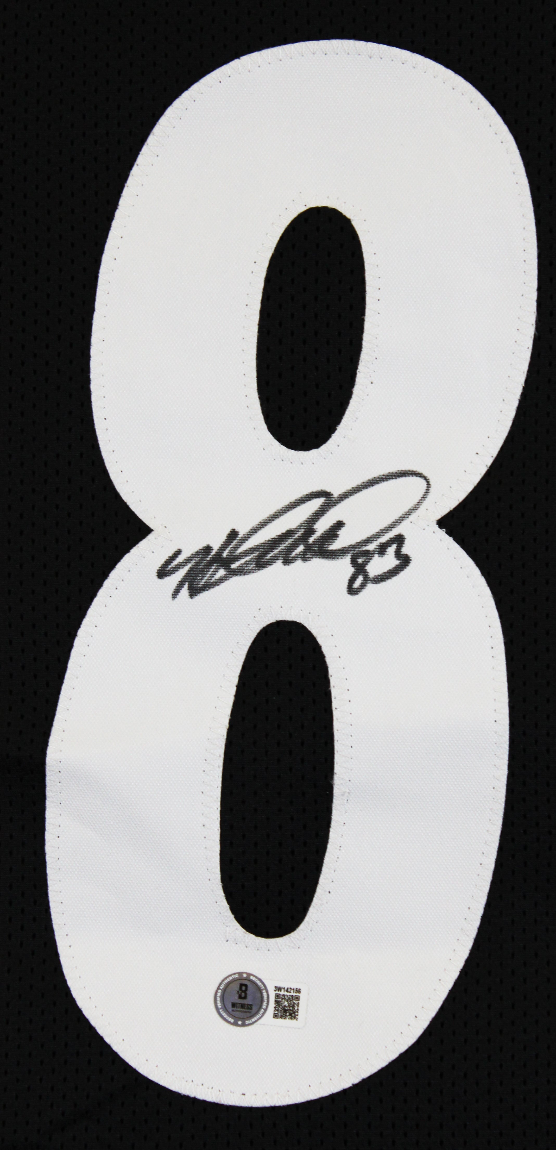 Heath Miller Authentic Signed Black Pro Style Jersey Autographed BAS Witnessed